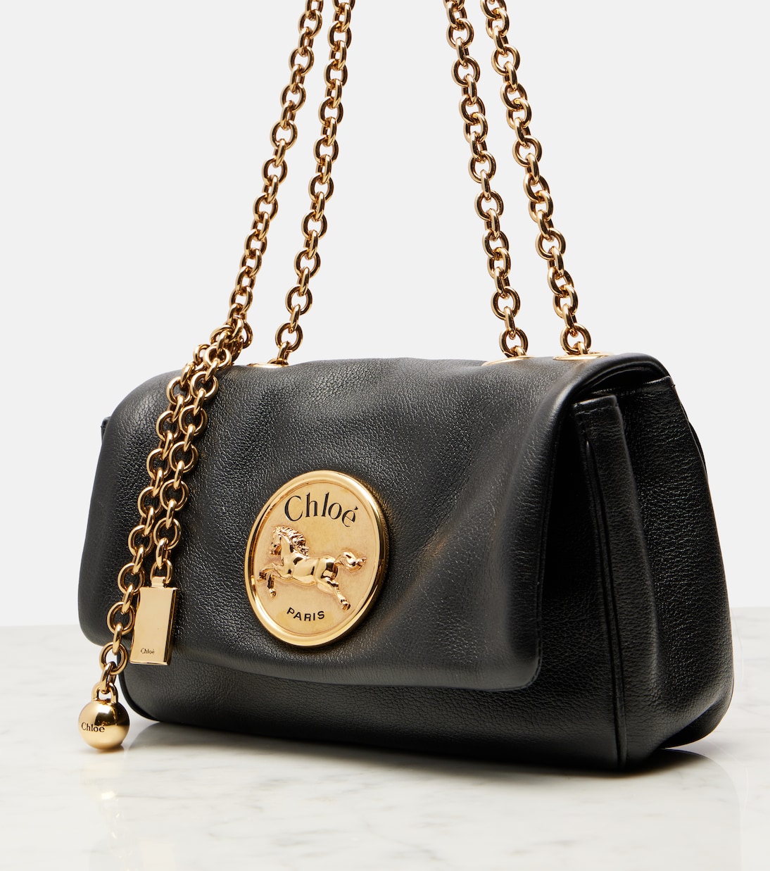 Borsa a spalla Chloé Heritage Small in pelle  | Chloé