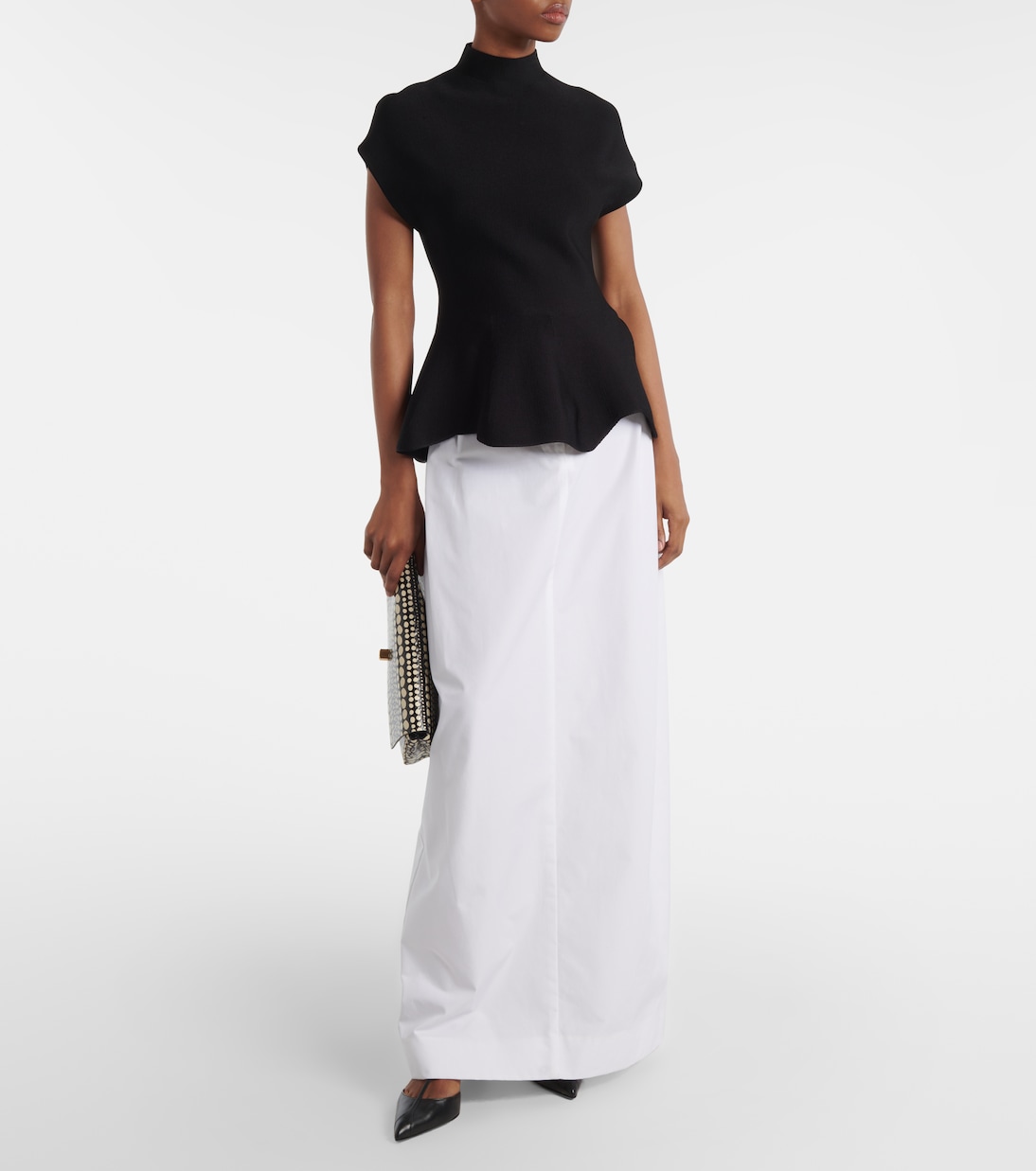 Lucian cotton poplin maxi skirt | Khaite