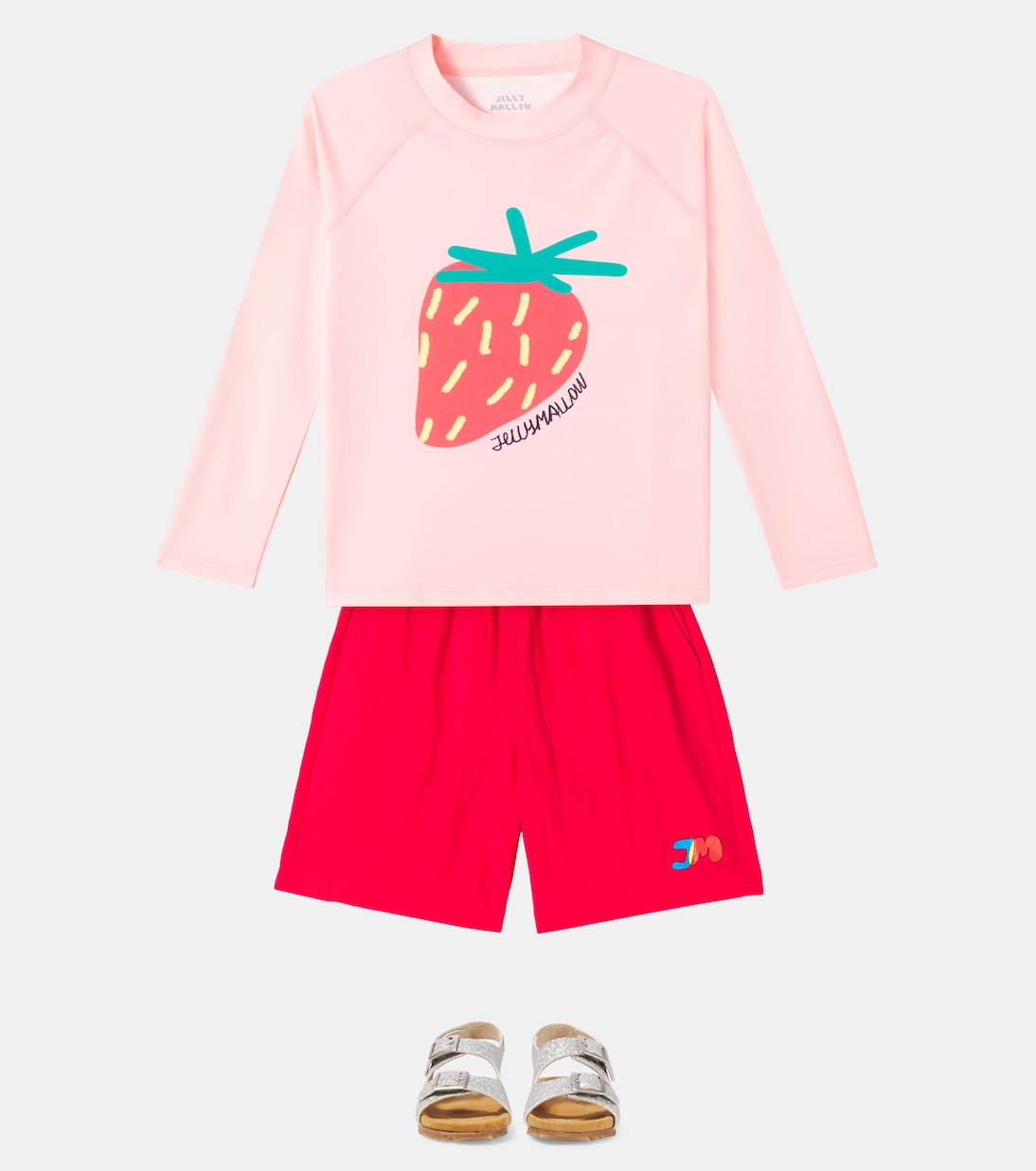 Strawberry latte rashguard top | Jellymallow