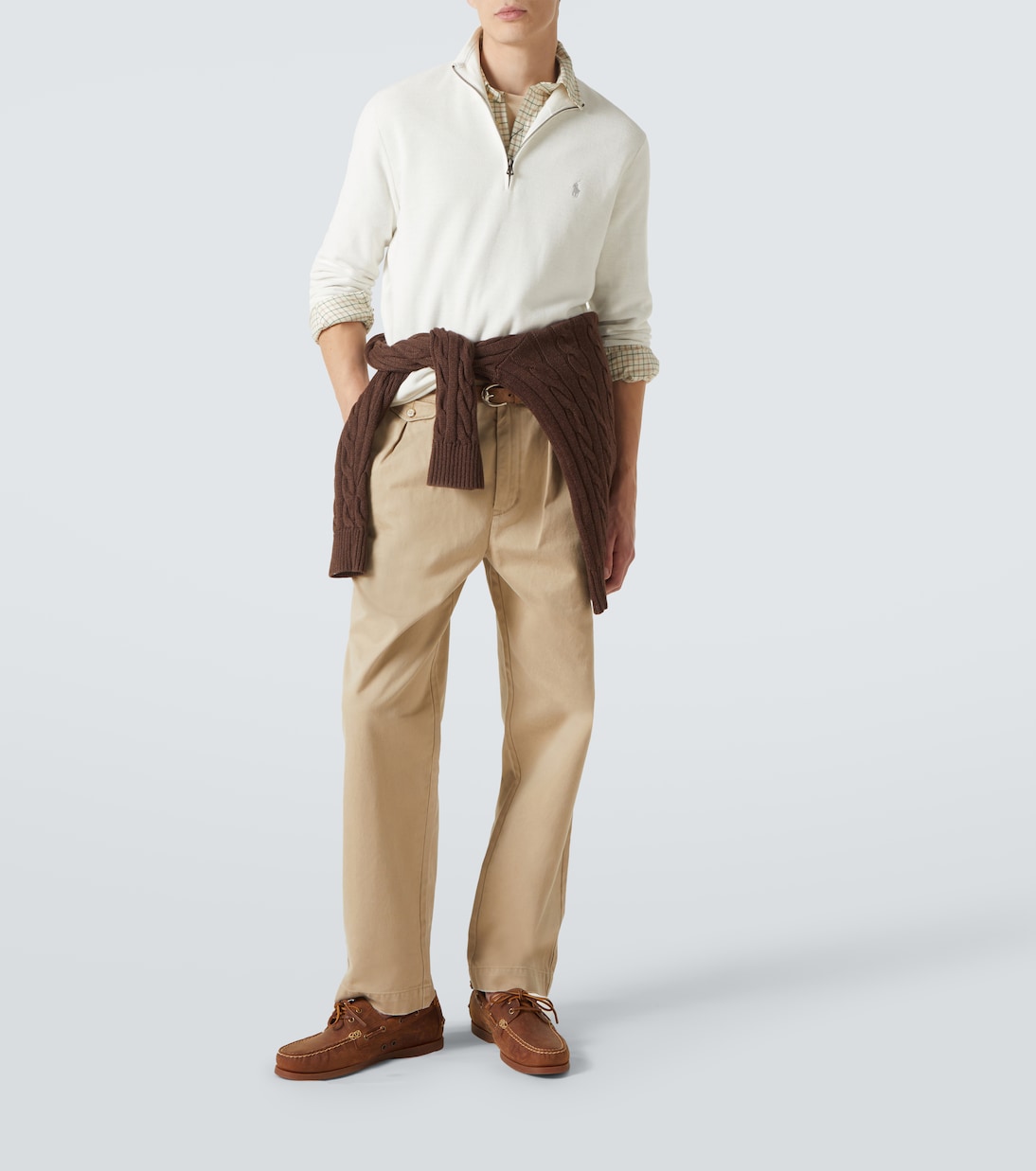 Jersey de algodón con media cremallera | Polo Ralph Lauren