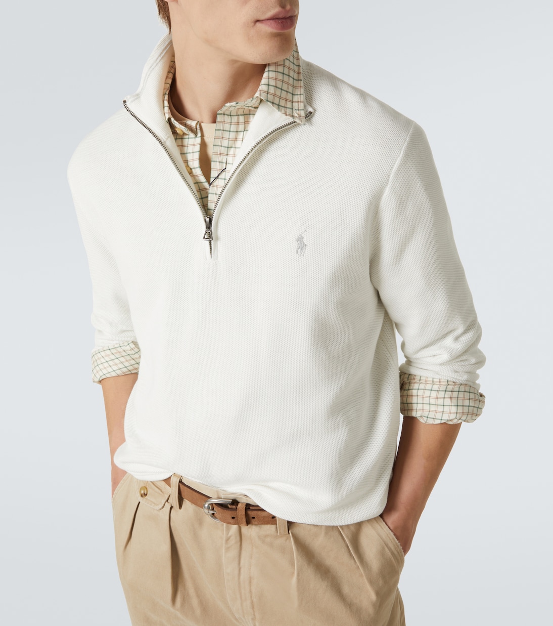 Jersey de algodón con media cremallera | Polo Ralph Lauren