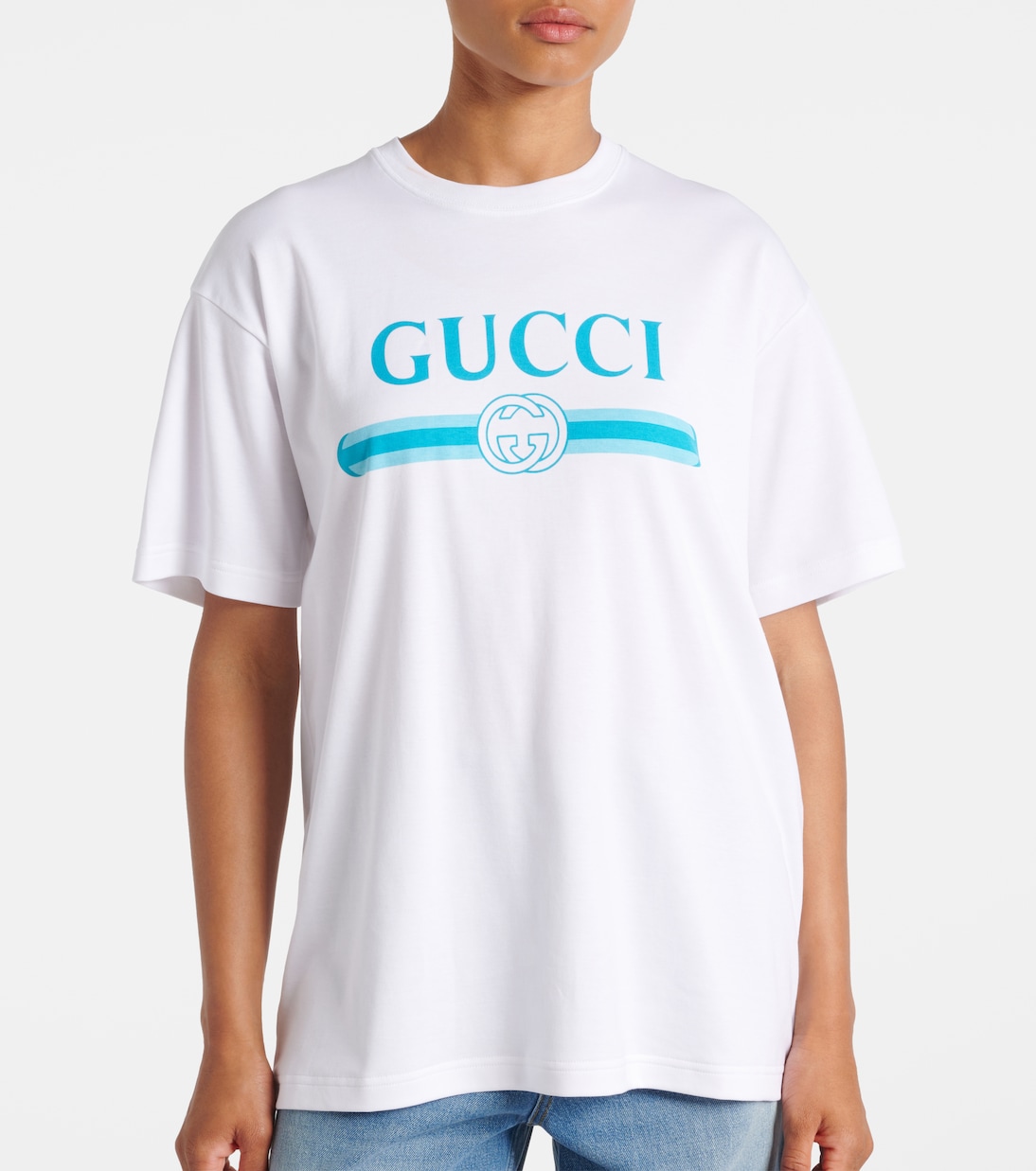 T-Shirt aus Baumwoll-Jersey | Gucci
