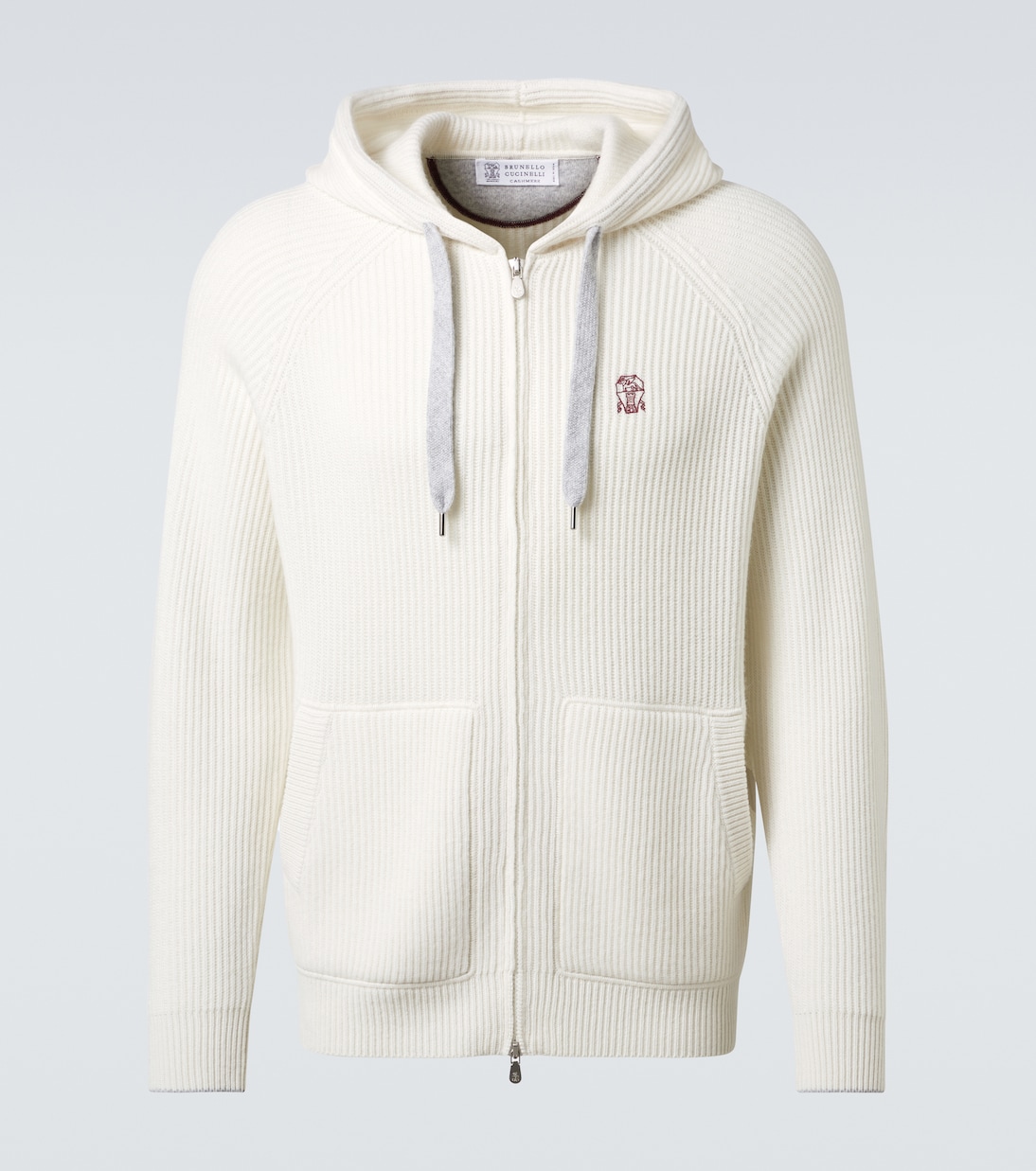 Sudadera acanalada de cachemir | Brunello Cucinelli