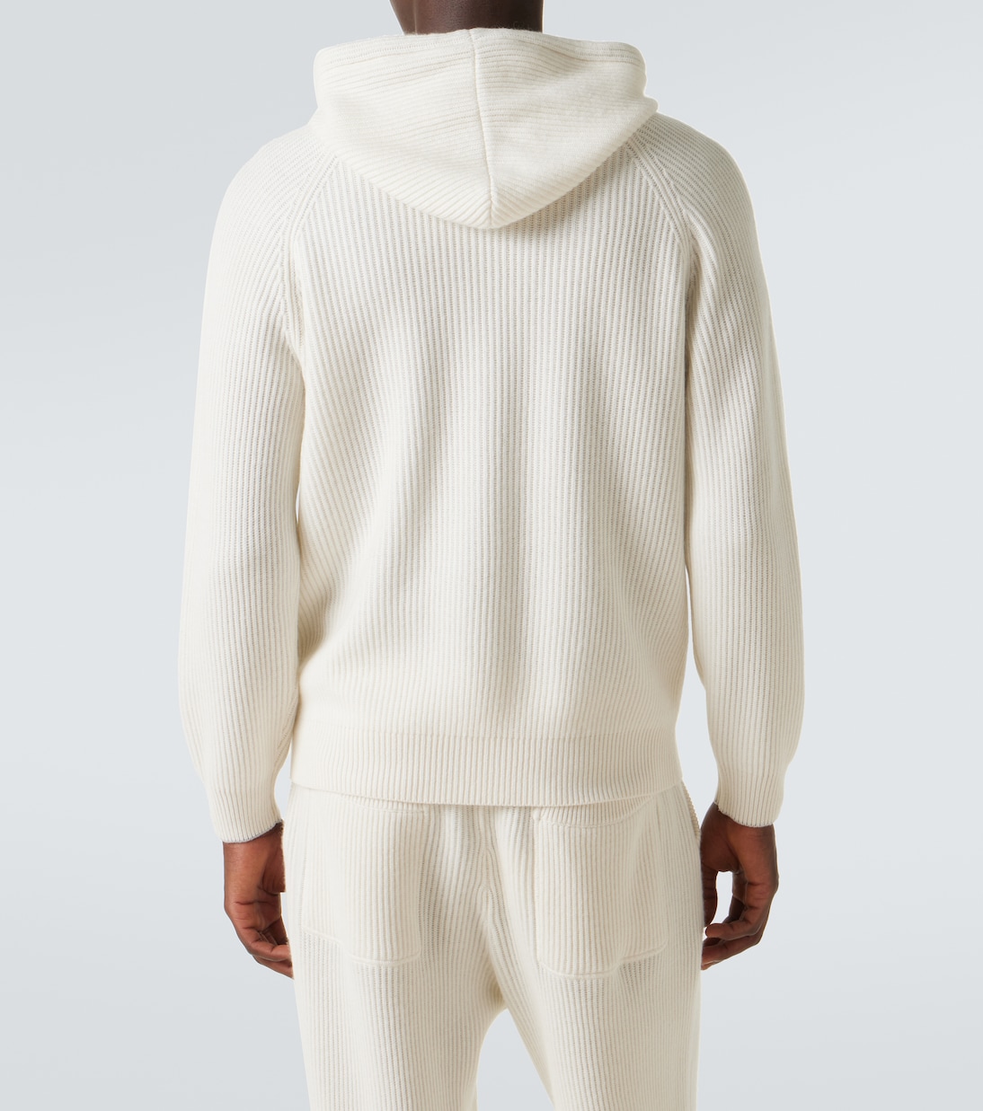 Sudadera acanalada de cachemir | Brunello Cucinelli