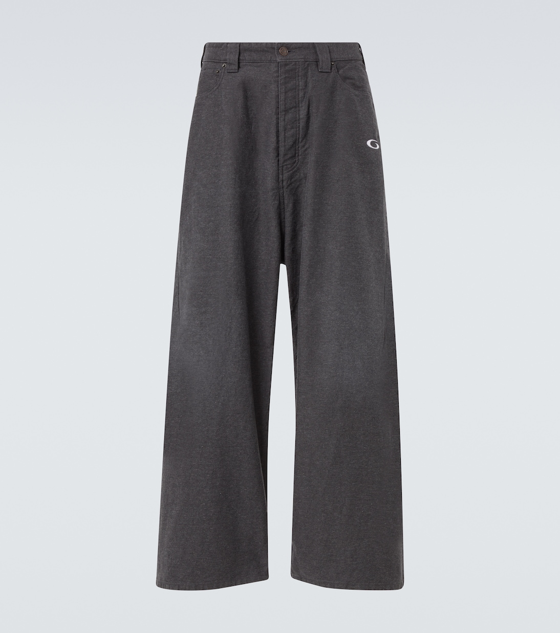 Trompe L'Oeil denim sweatpants | Balenciaga