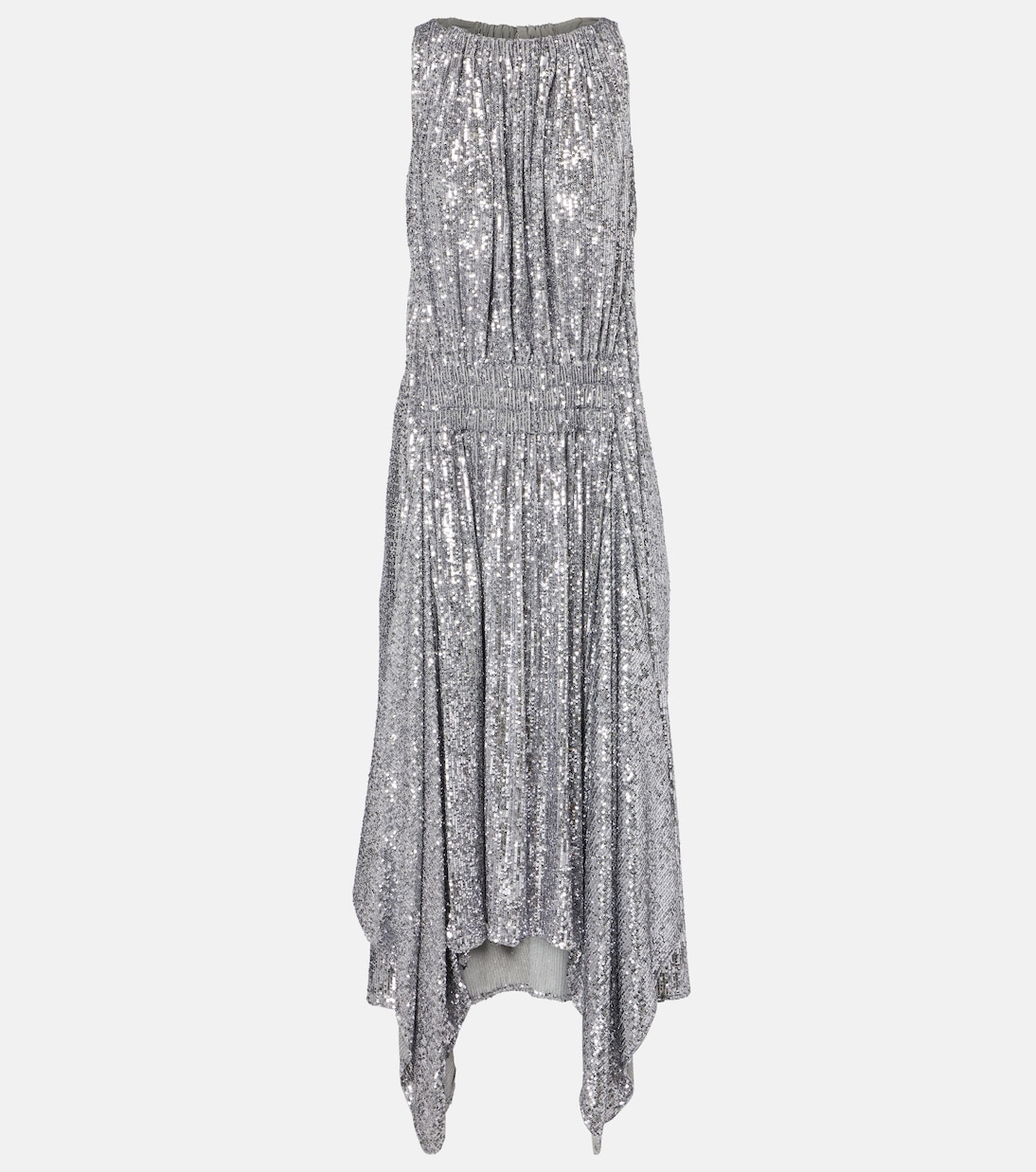 Sequined gathered cocktail dress | Rabanne