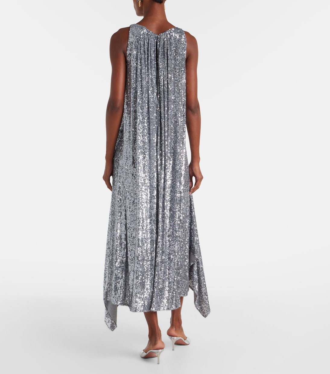 Sequined gathered cocktail dress | Rabanne