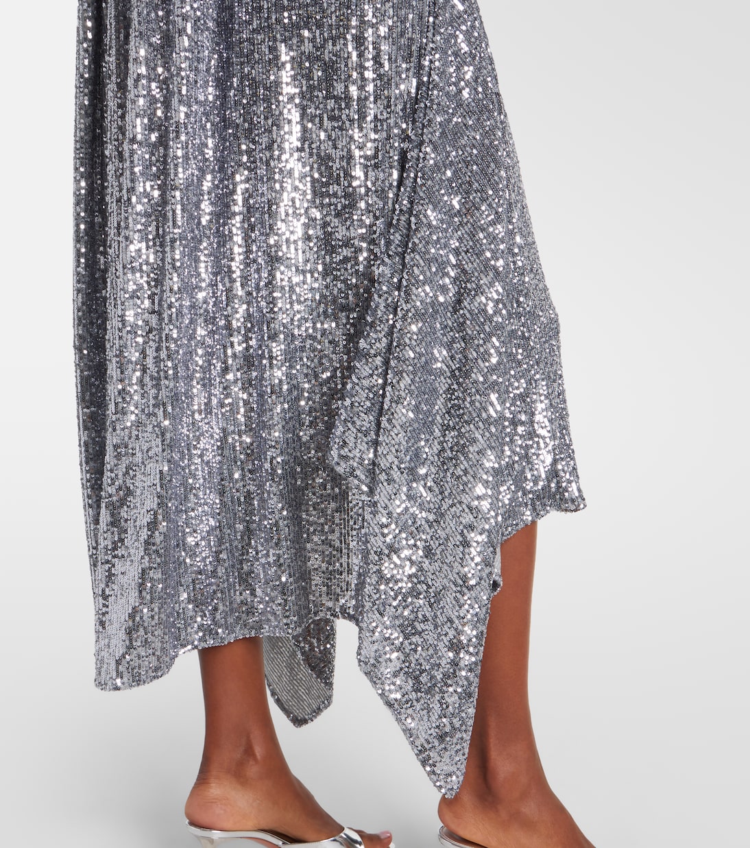 Sequined gathered cocktail dress | Rabanne