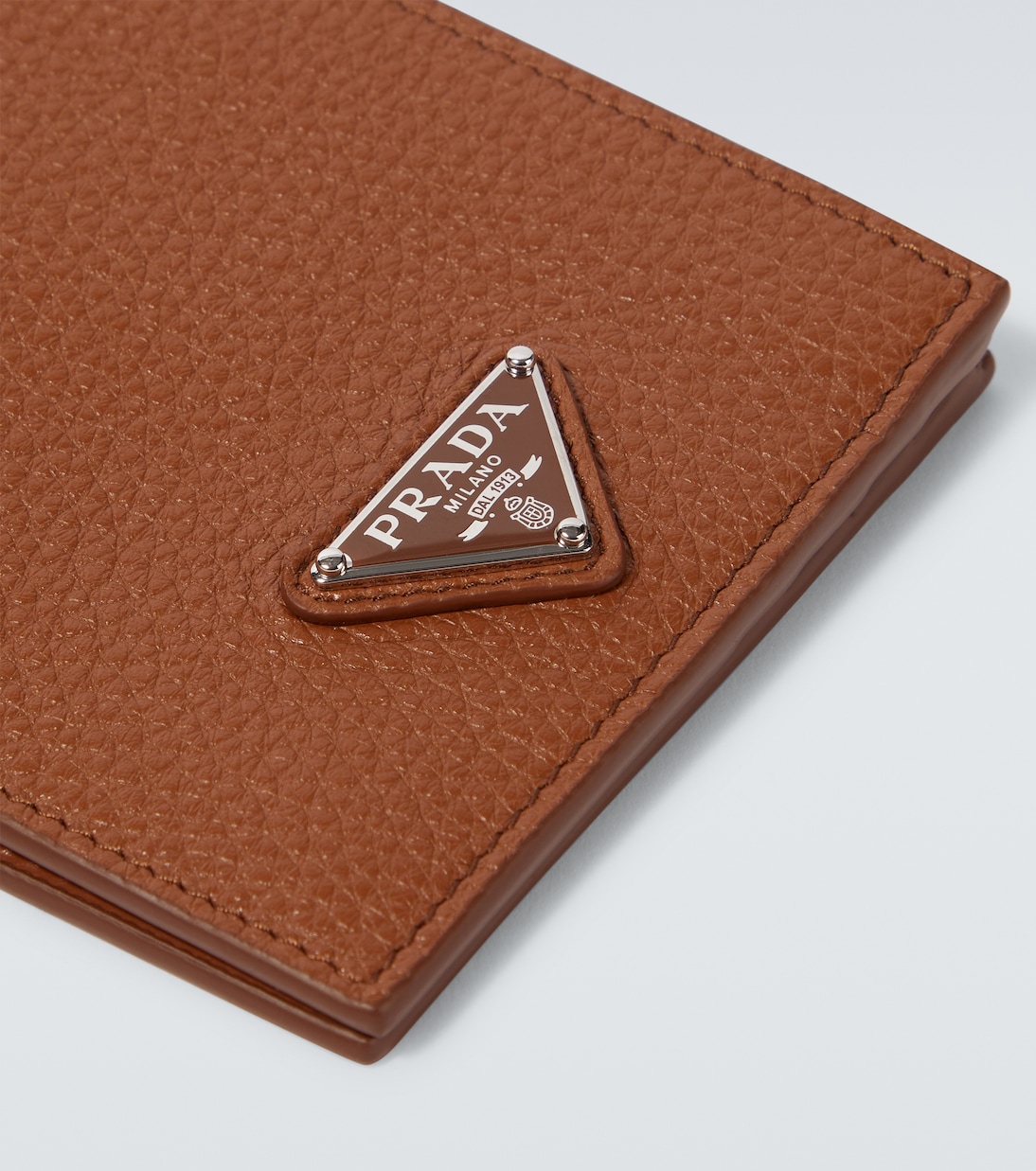 Logo leather wallet | Prada