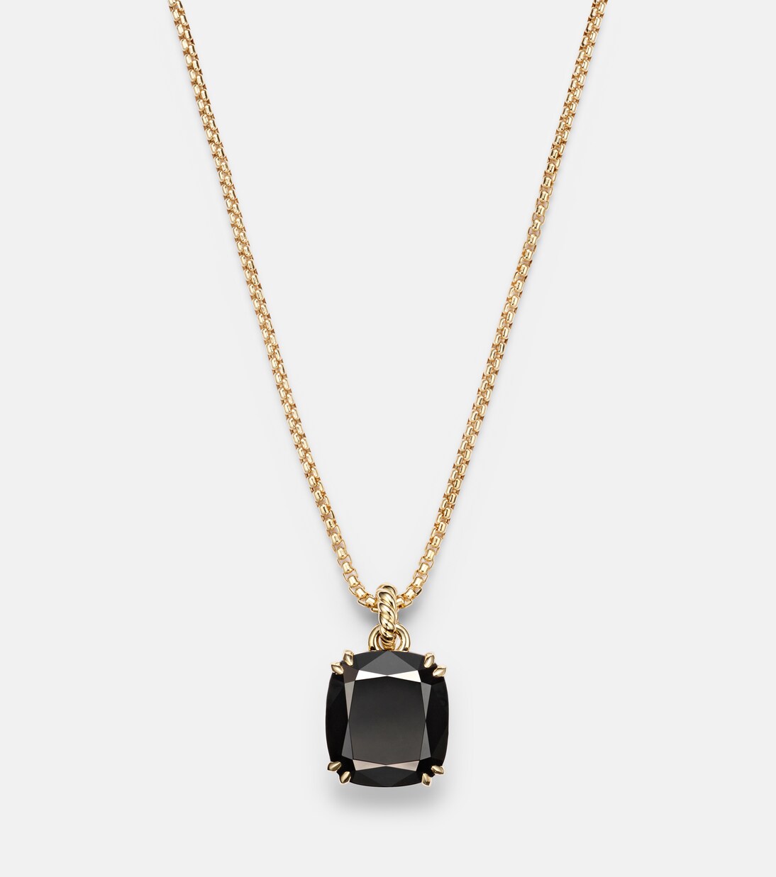 Marbella 18kt gold necklace with onyx | David Yurman