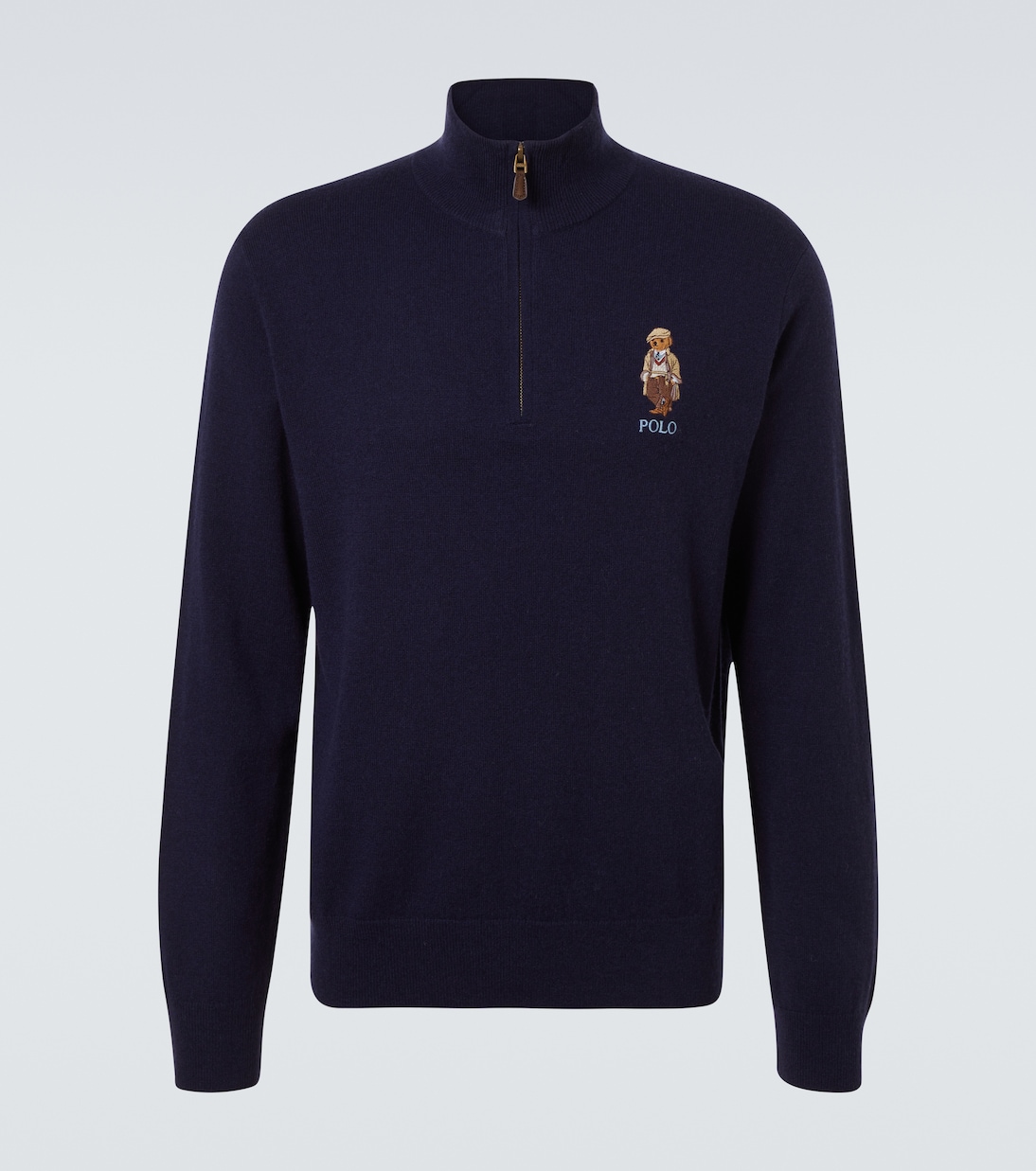 Jersey Polo Bear de lana con cremallera parcial | Polo Ralph Lauren