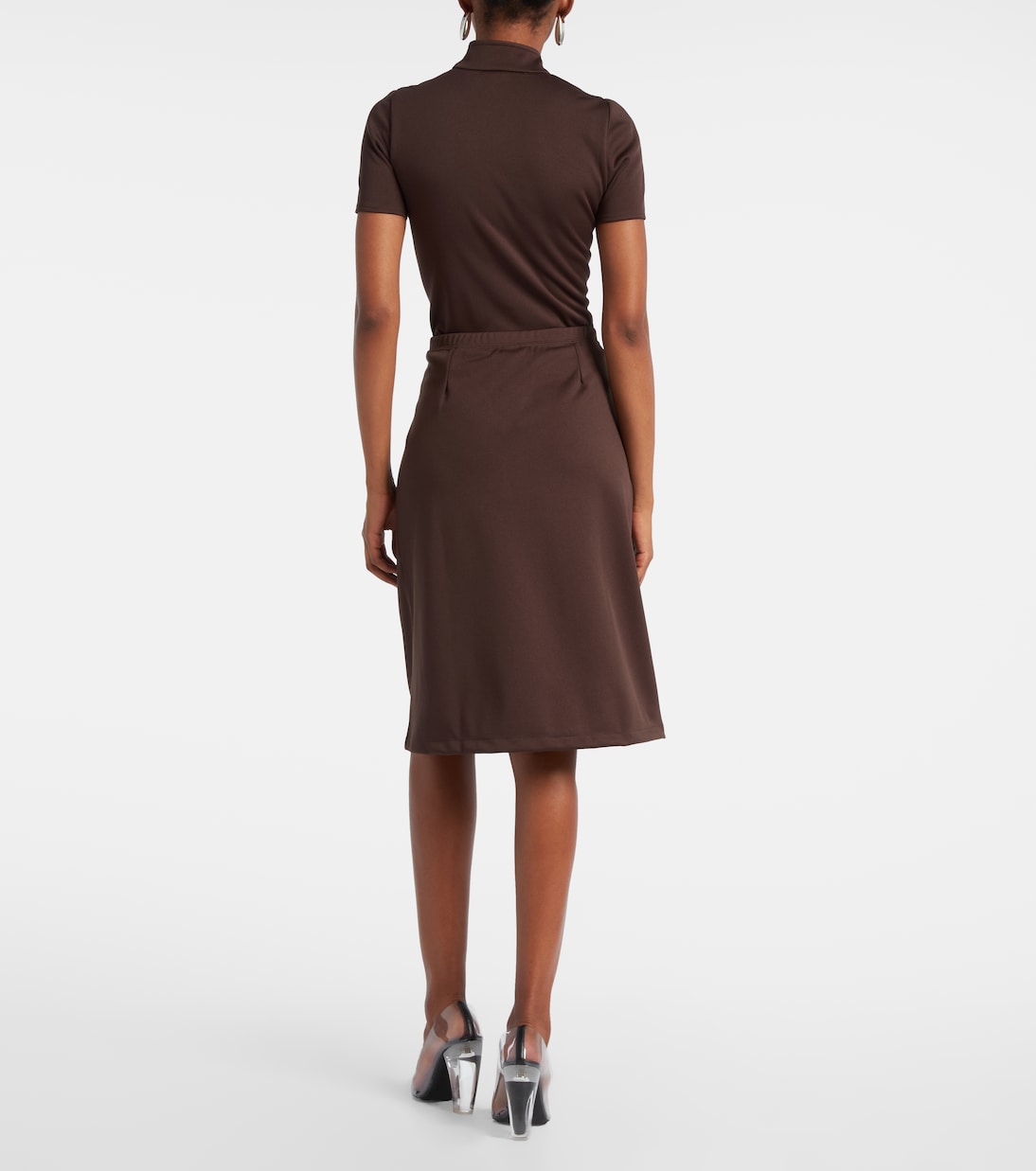 Interlock Tracksuit midi skirt | Courrèges