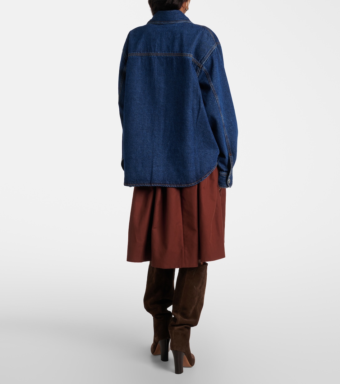 Ami de Cœur oversized denim shirt | Ami Paris