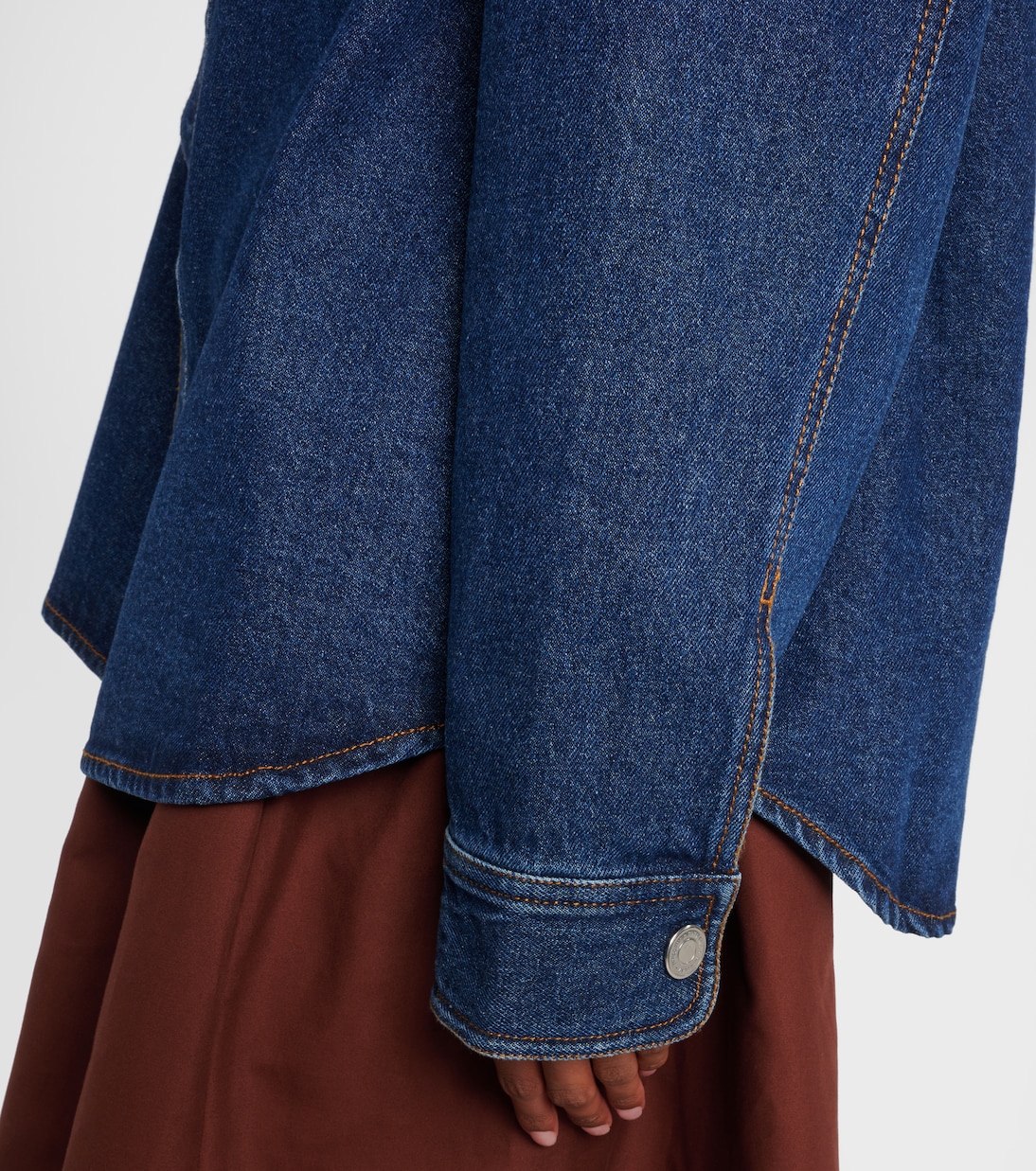 Ami de Cœur oversized denim shirt | Ami Paris