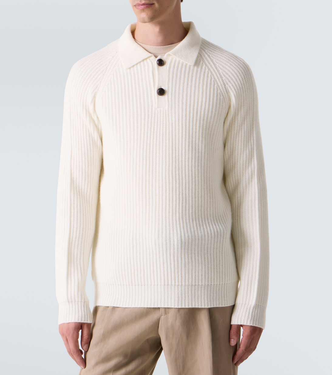 Pull polo Mr Darius en cachemire | Arch4