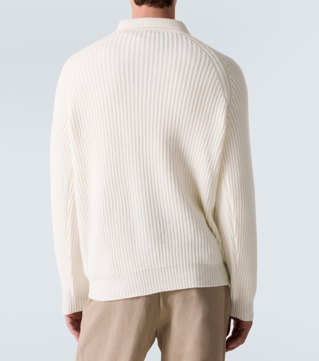 Pull polo Mr Darius en cachemire | Arch4