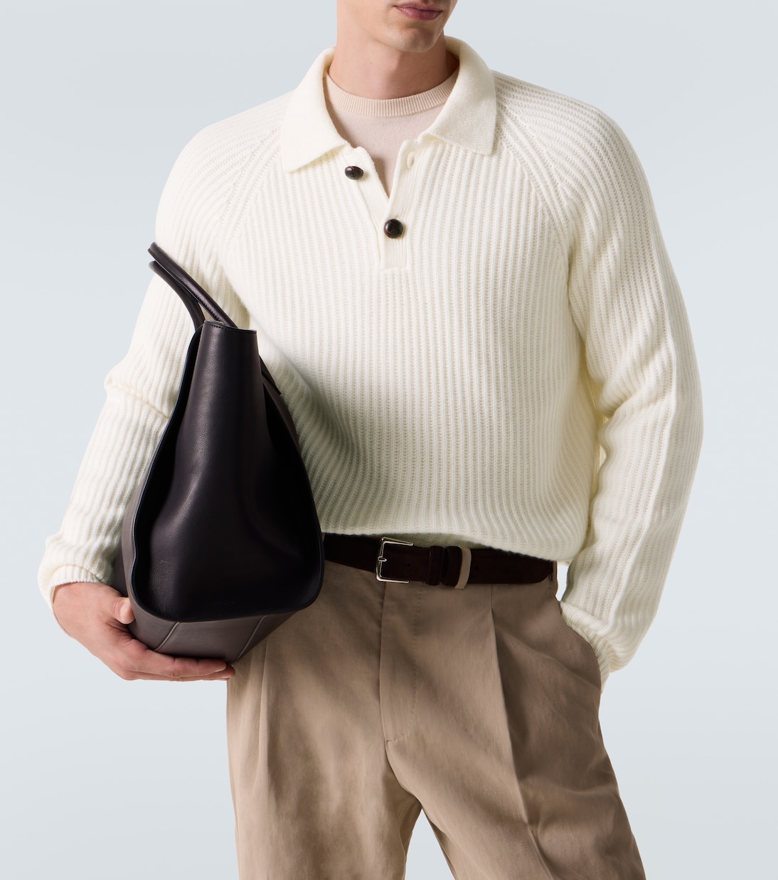 Pull polo Mr Darius en cachemire | Arch4