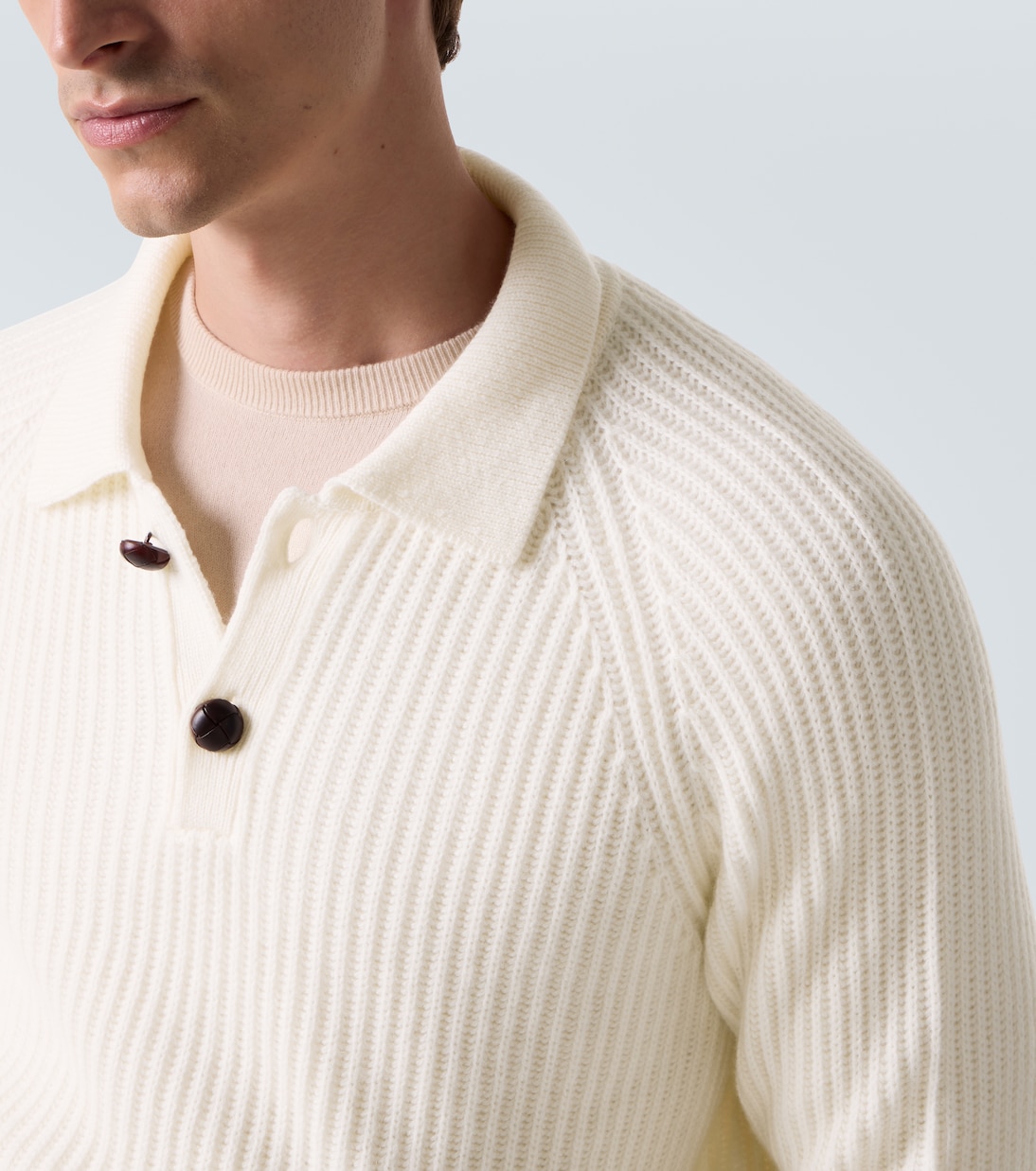 Pull polo Mr Darius en cachemire | Arch4