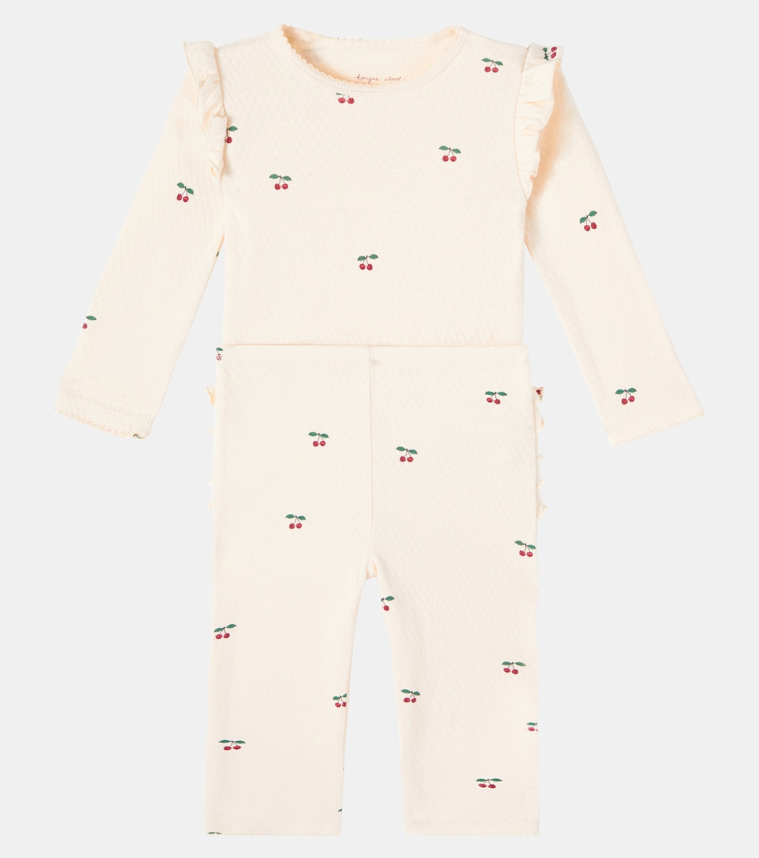 Bebé - set de mono y pantalones Sui de algodón | Konges Sløjd