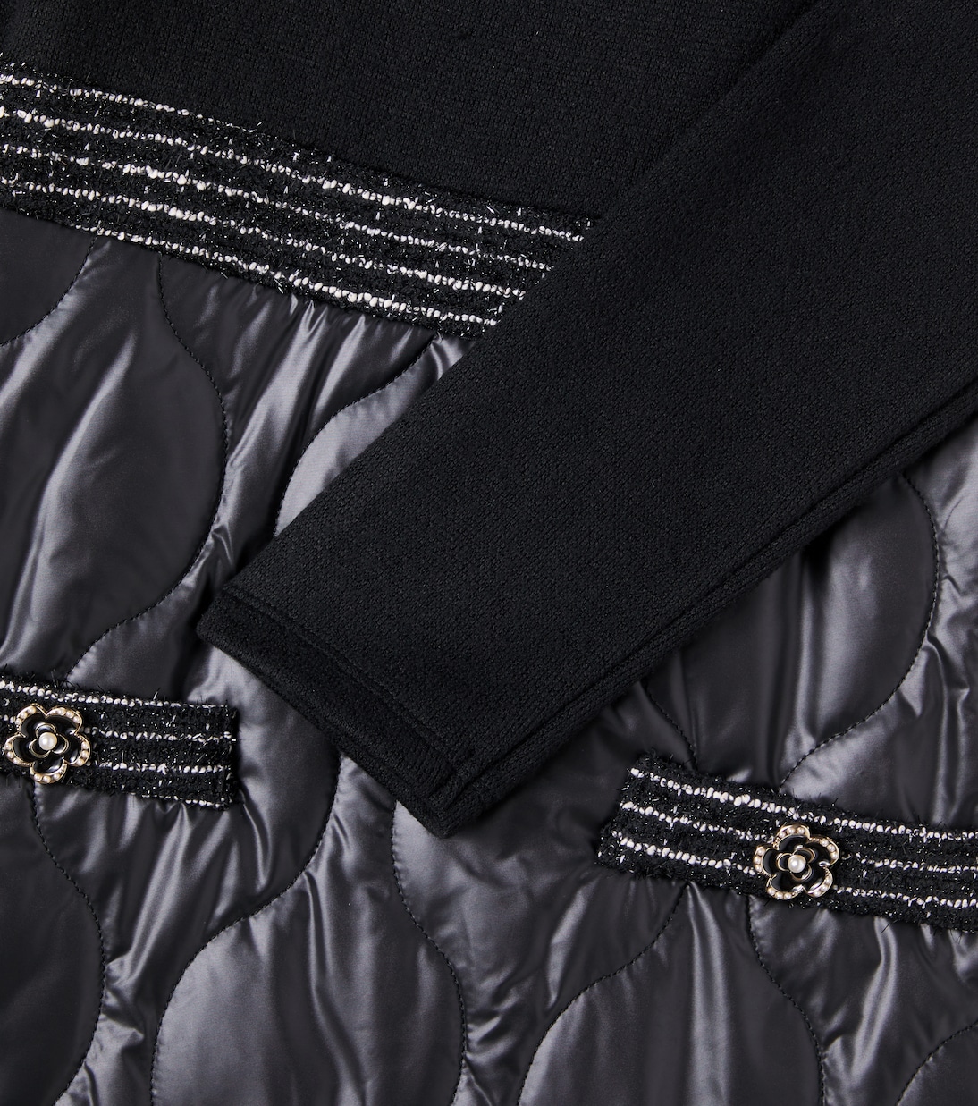 Paneled quilted dress | Patachou