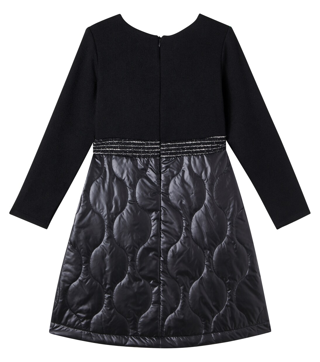 Paneled quilted dress | Patachou