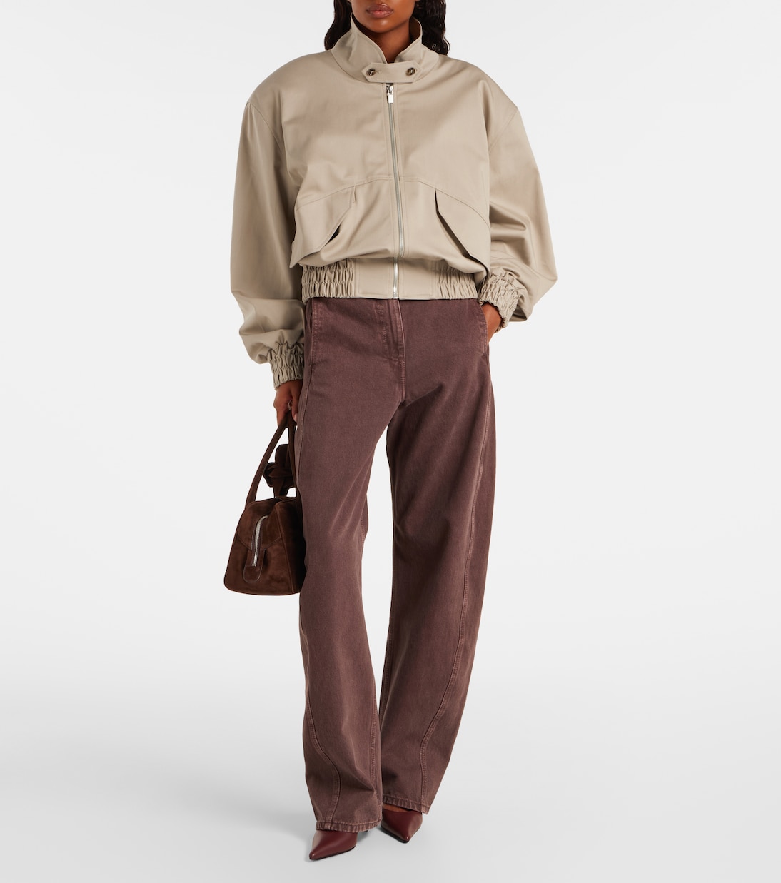 Bomber in lana e seta | Magda Butrym