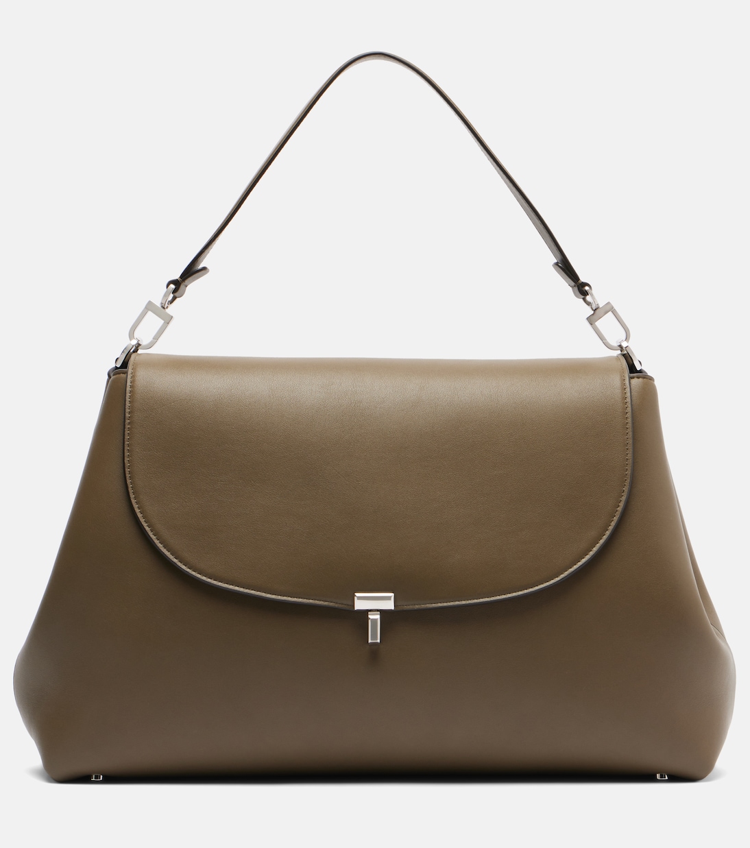 T-Lock Medium leather shoulder bag | Toteme