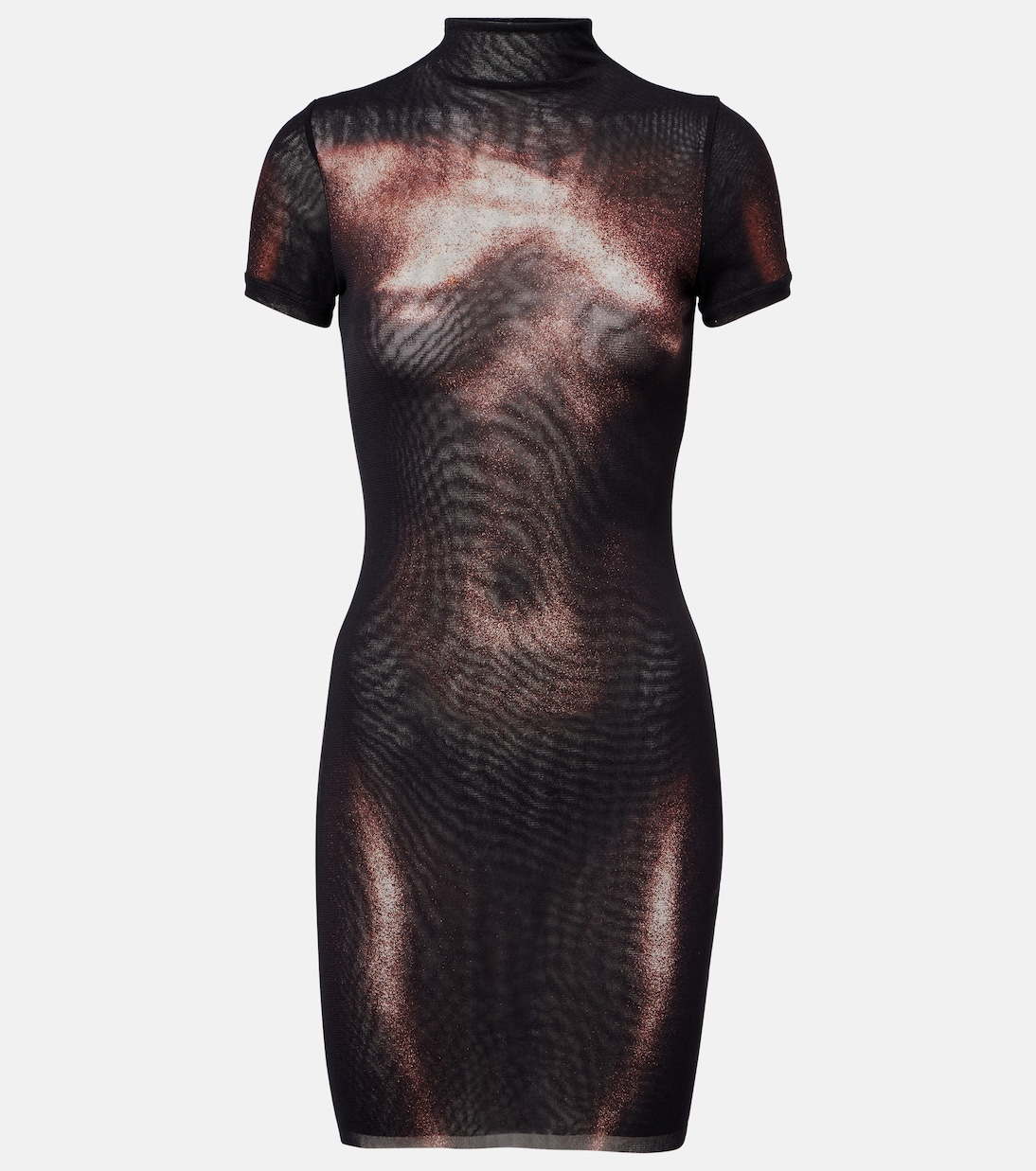 Trompe l'oeil mesh minidress | Jean Paul Gaultier