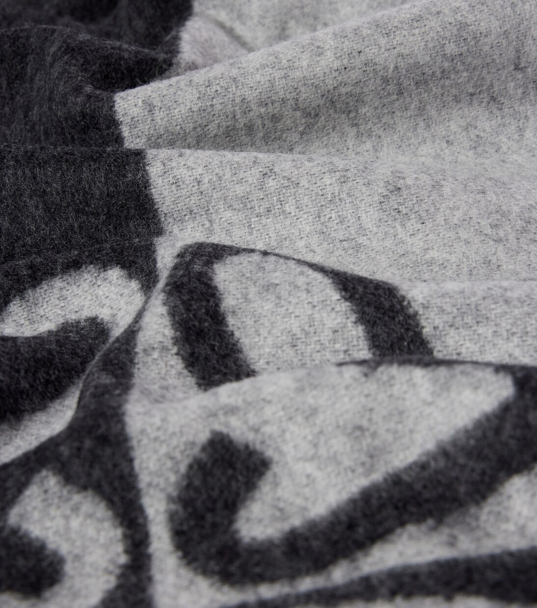 Bufanda de lana y cachemir con anagrama | Loewe