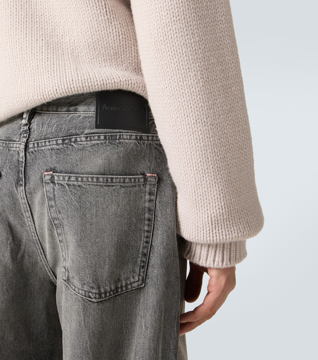 Jeans anchos 1981 de tiro medio | Acne Studios