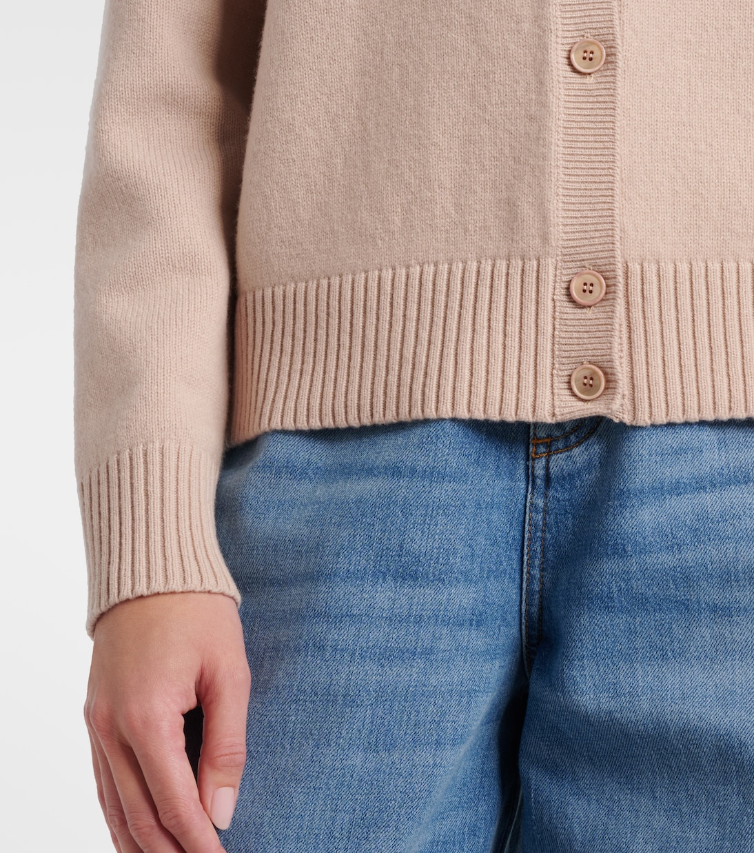 Cropped wool and cashmere cardigan | Givenchy