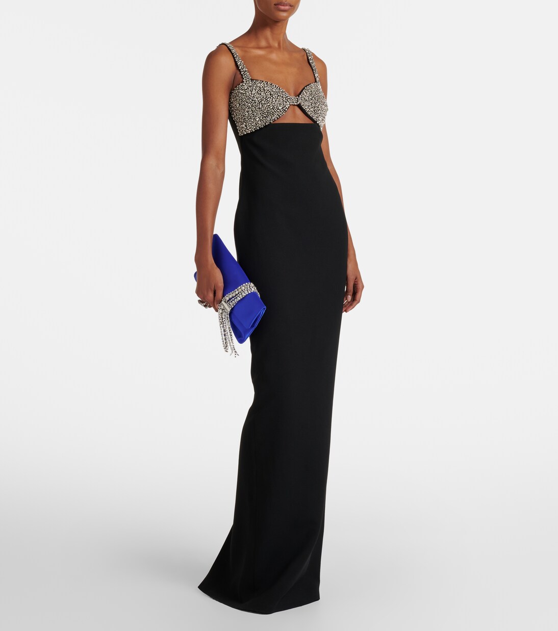 Verzierte Robe Lux aus Crêpe | The New Arrivals Ilkyaz Ozel