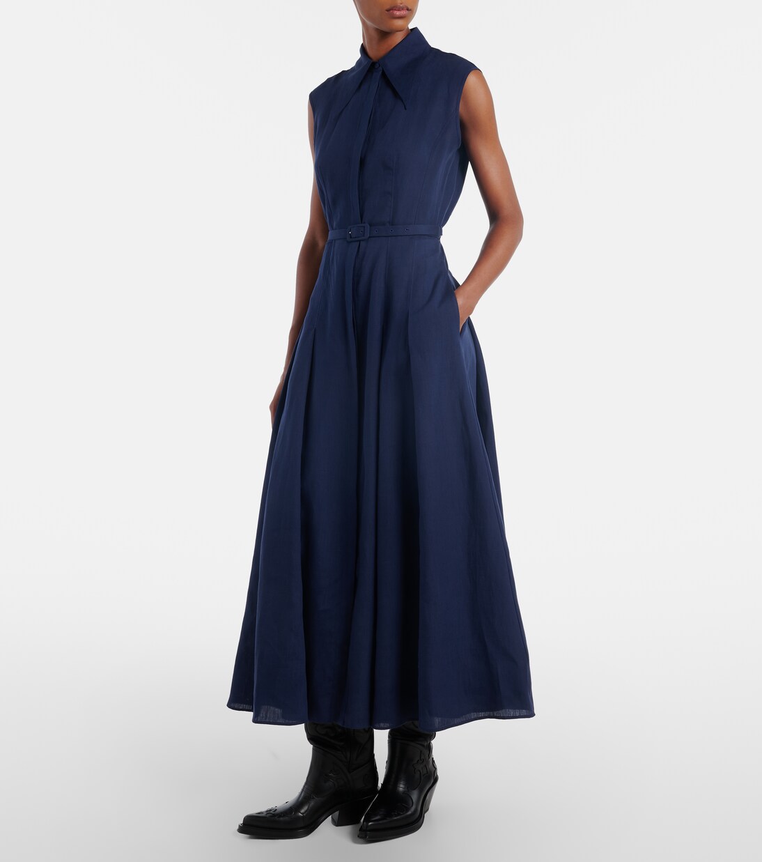 Vestido camisero Durand de lino | Gabriela Hearst