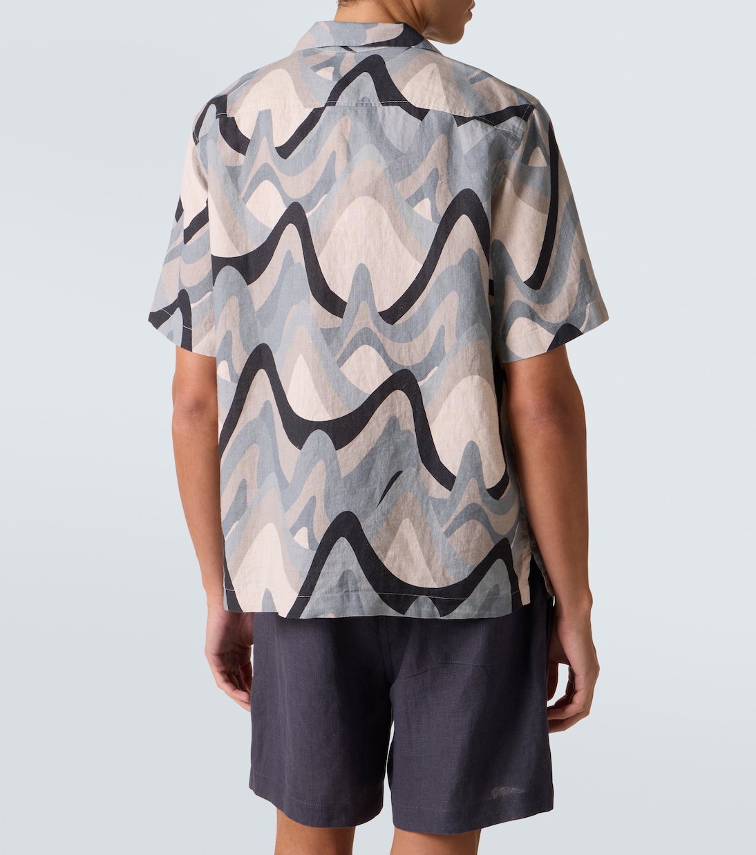 Camisa bowling Roberto de lino estampada | Frescobol Carioca