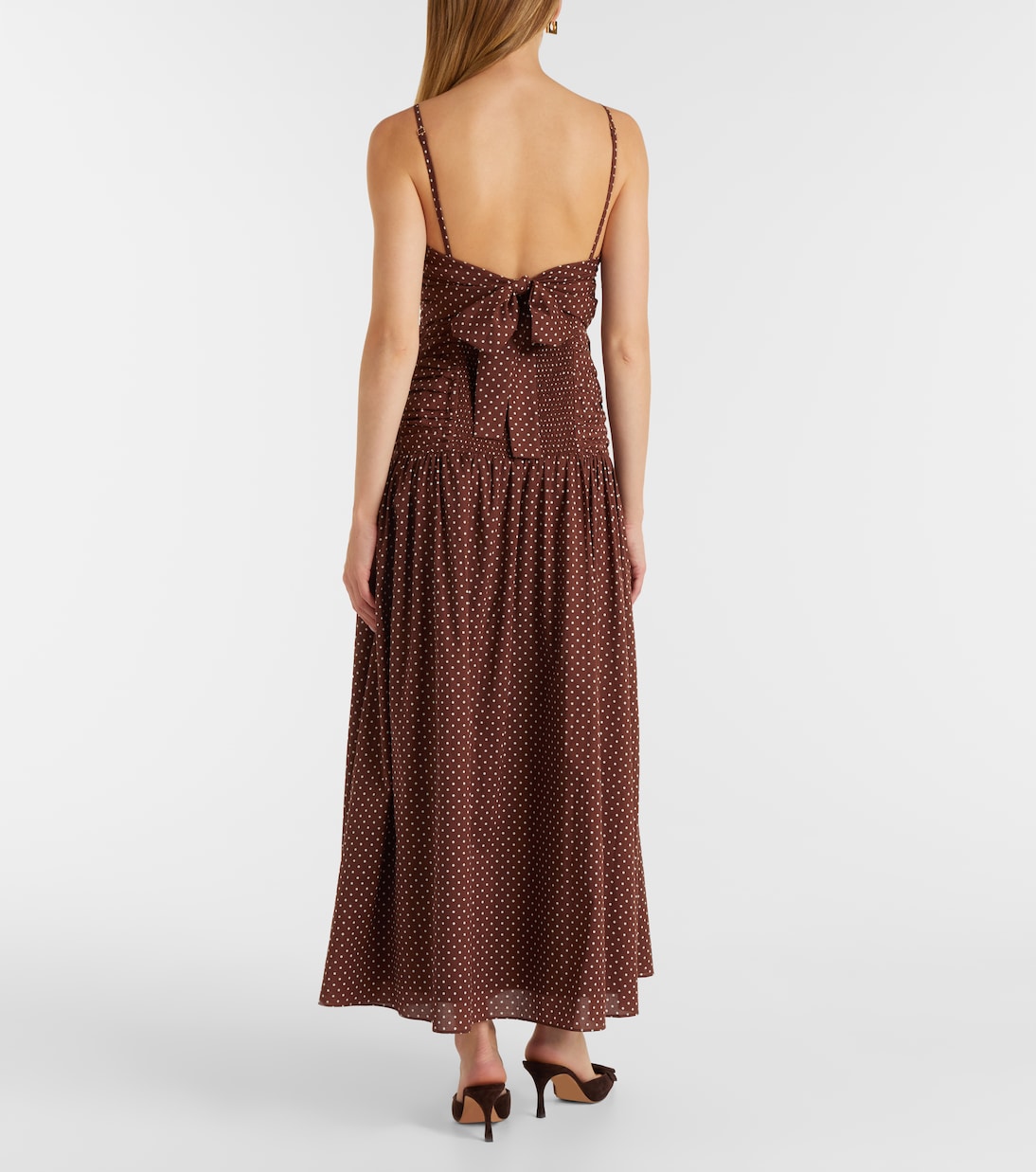 Edie polka-dot maxi dress | Posse