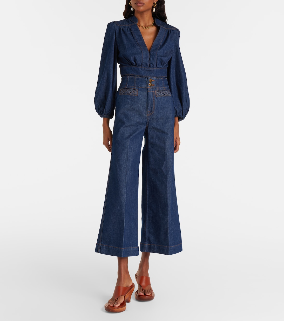 Awaken high-rise flared jeans  | Zimmermann