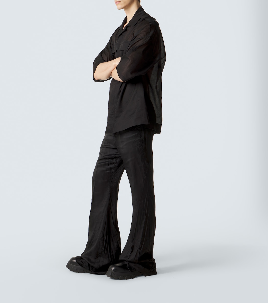 Jumbolace Army leather combat boots | Rick Owens