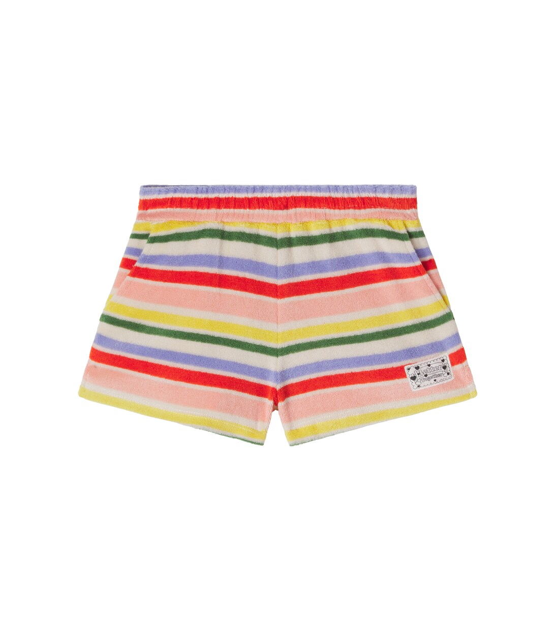 Angela striped cotton-blend terry shorts | Molo
