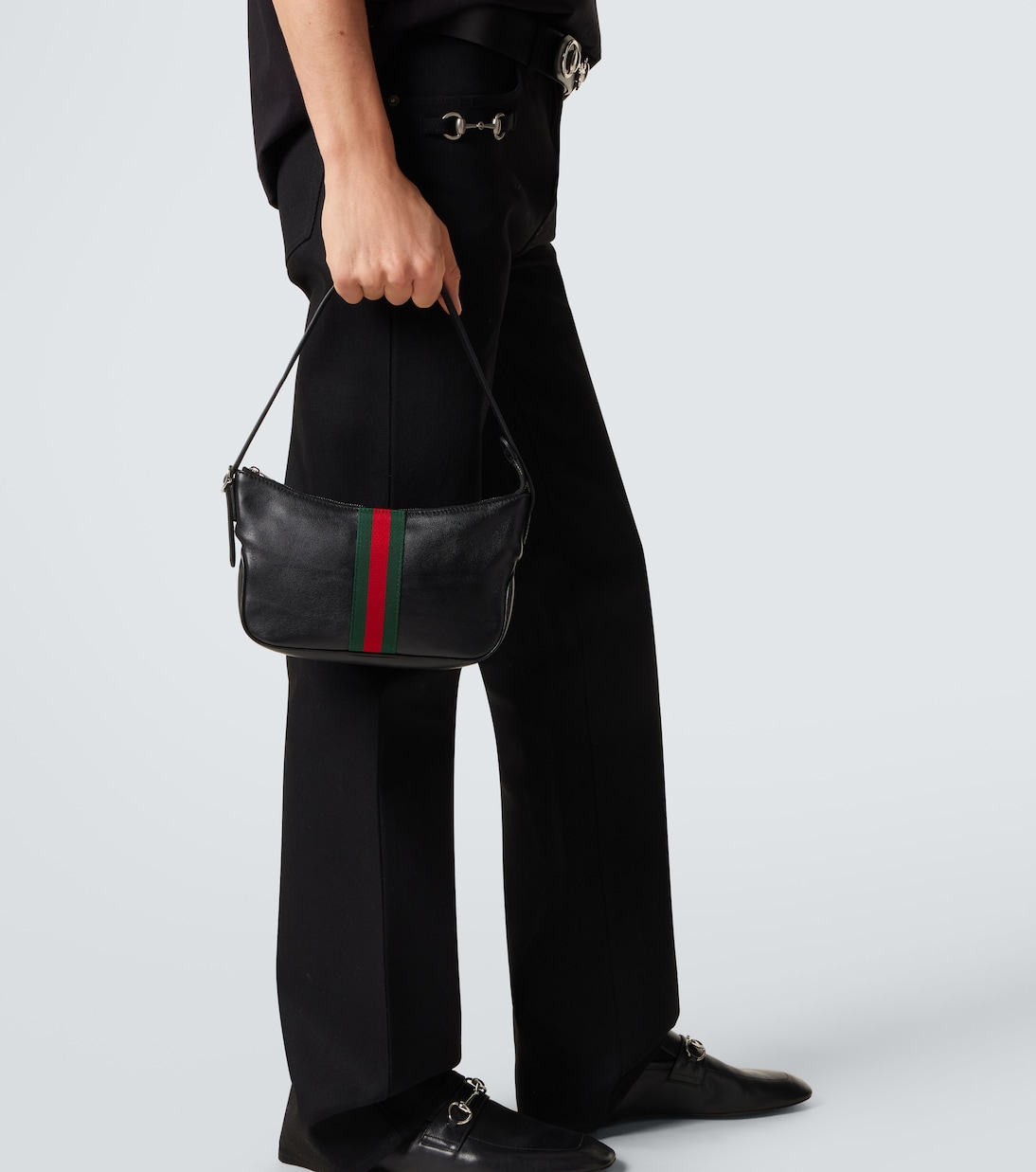 Lunetta Small leather crossbody bag | Gucci