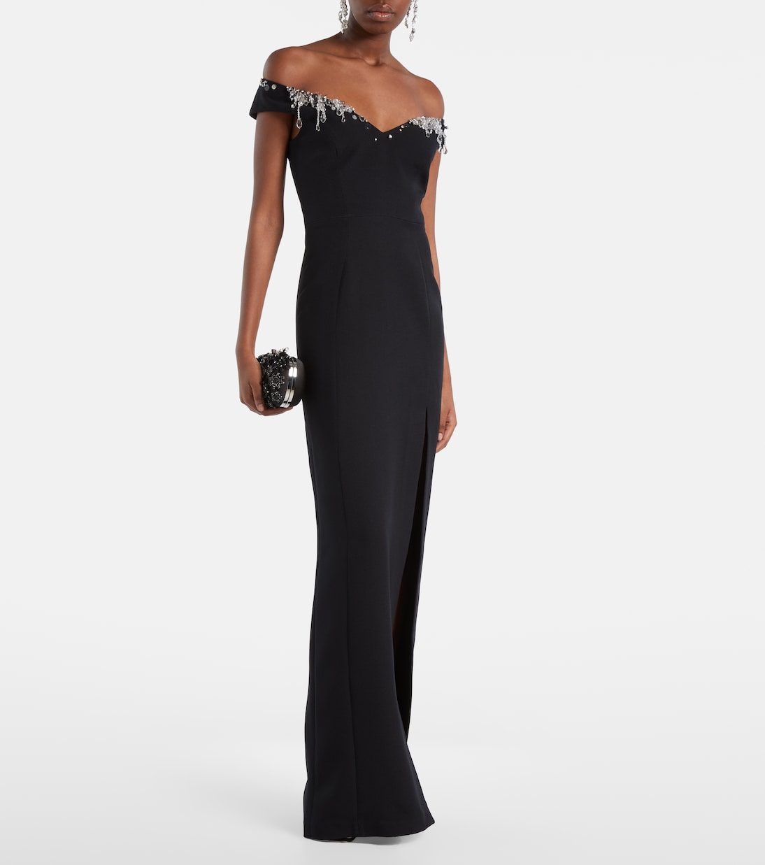 Lucrezia embellished crêpe gown | Safiyaa