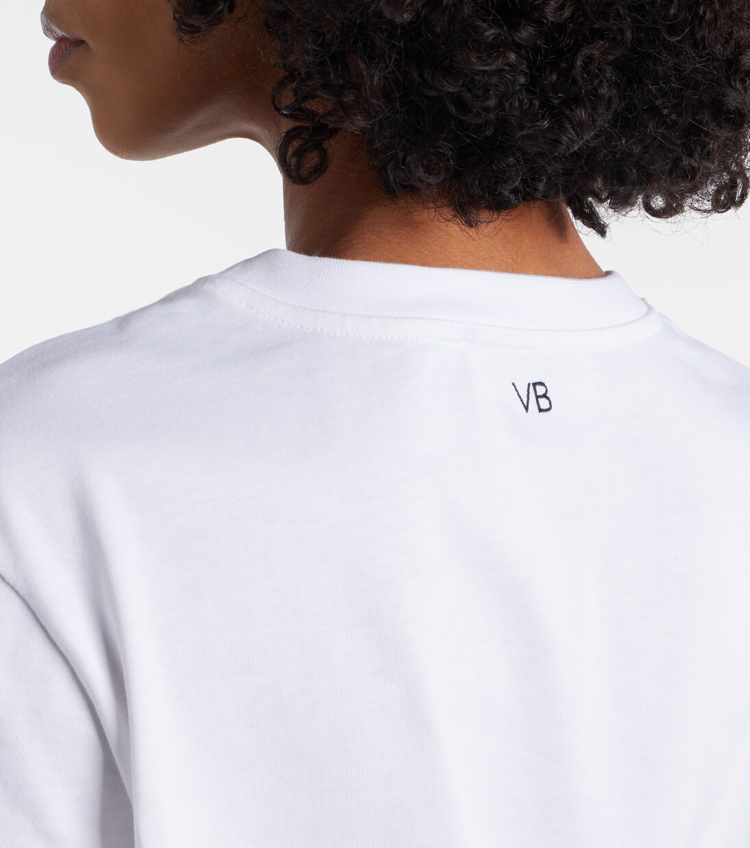 Printed cotton jersey T-shirt | Victoria Beckham