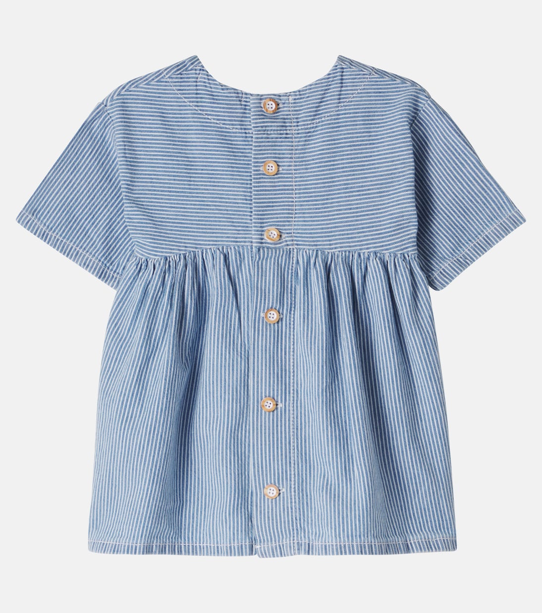 Bebé - vestido Margalida de denim a rayas | 1 + in the Family