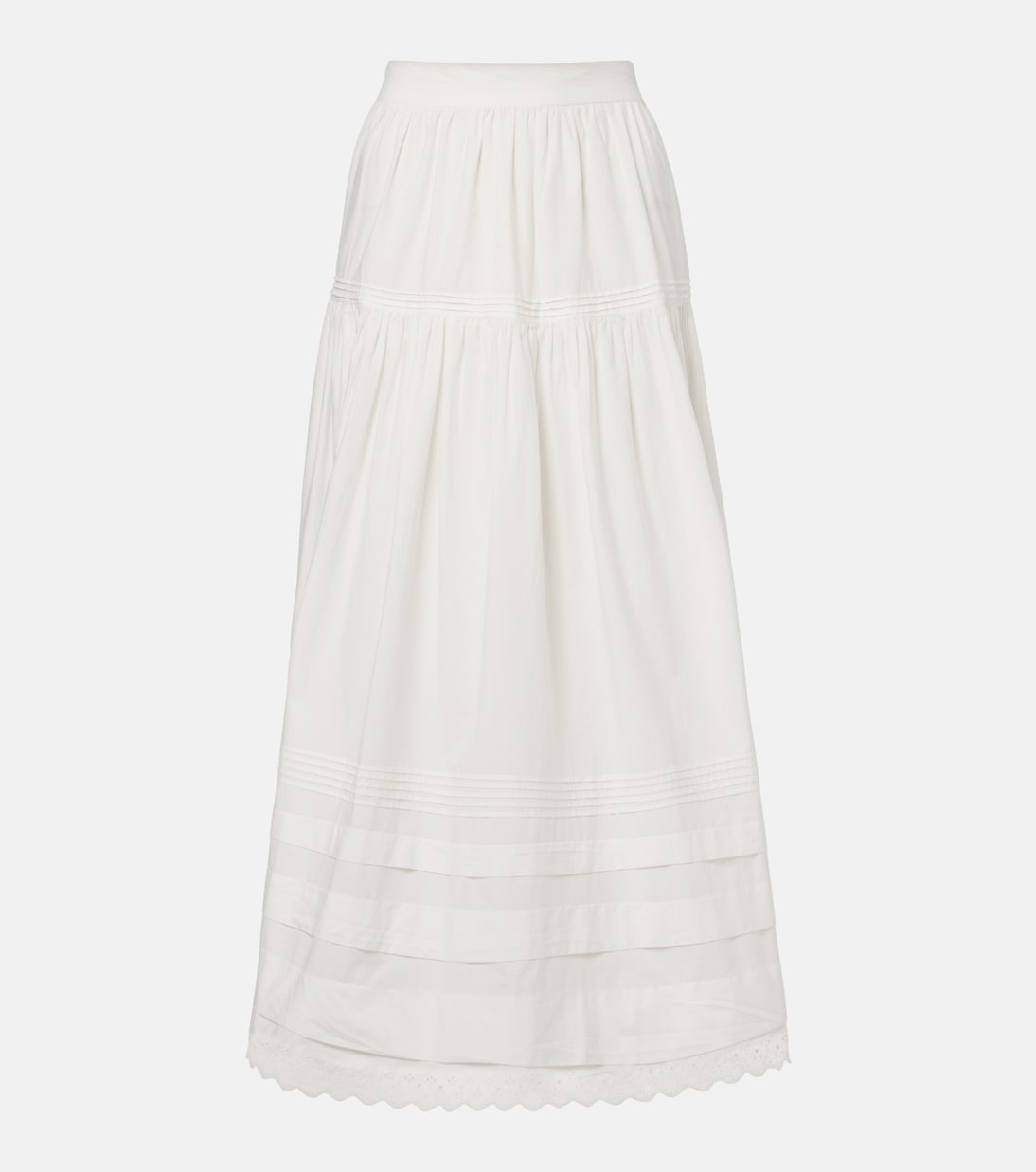 Sebastiane cotton poplin maxi skirt | Dôen