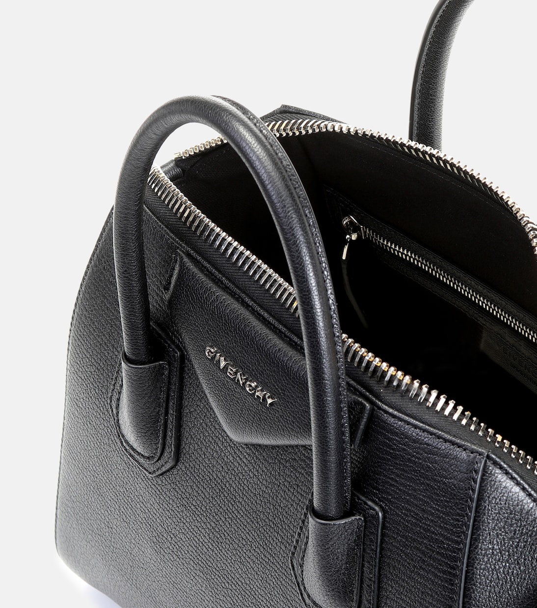 Antigona Small leather tote in black Givenchy Mytheresa