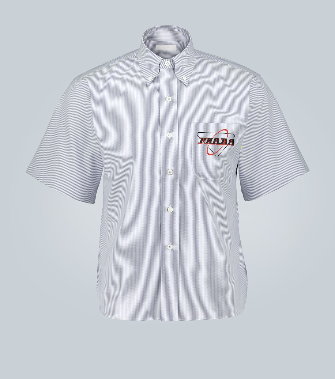 Camicia a righe con logo | Prada