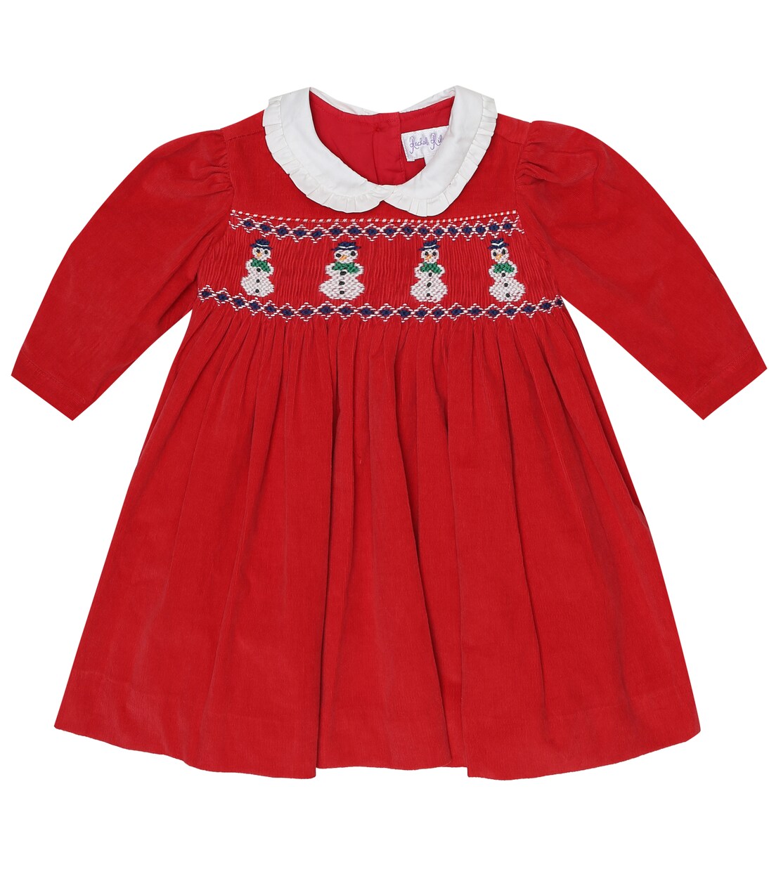 Bébé – Robe brodée en velours côtelé de coton | Rachel Riley