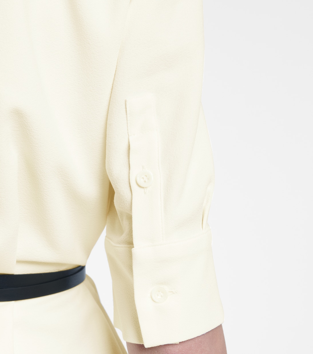 Nika belted crêpe top | Altuzarra