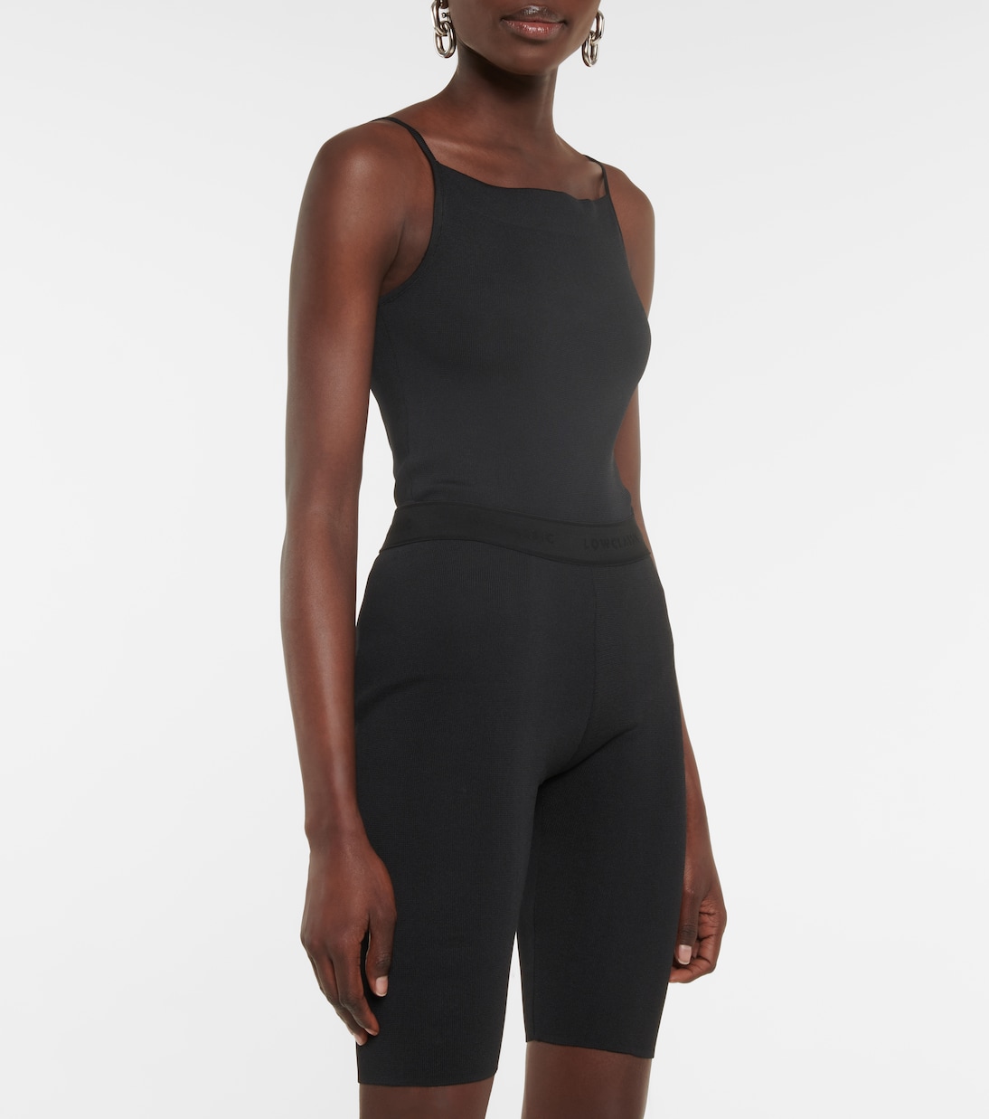 Shorts a vita alta in maglia | LOW CLASSIC