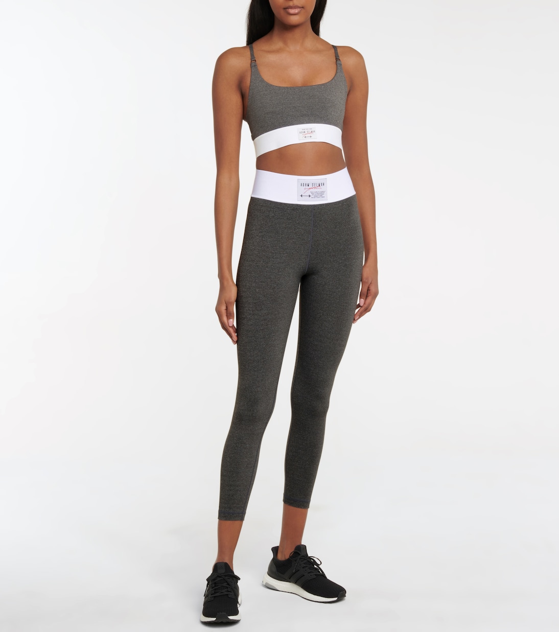 Leggings Hi-Rise Foundation con logo | Adam Selman Sport
