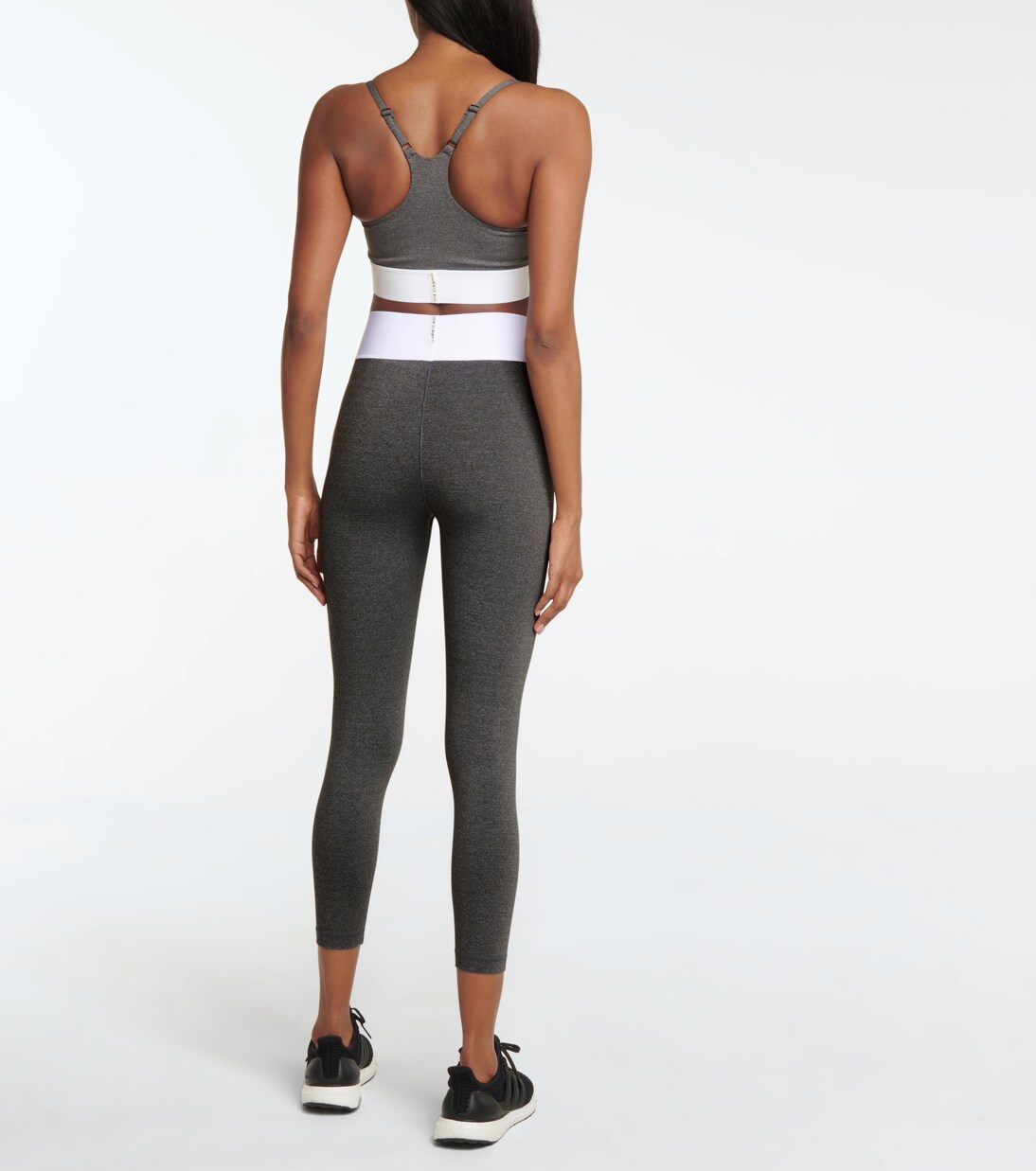 Leggings Hi-Rise Foundation con logo | Adam Selman Sport
